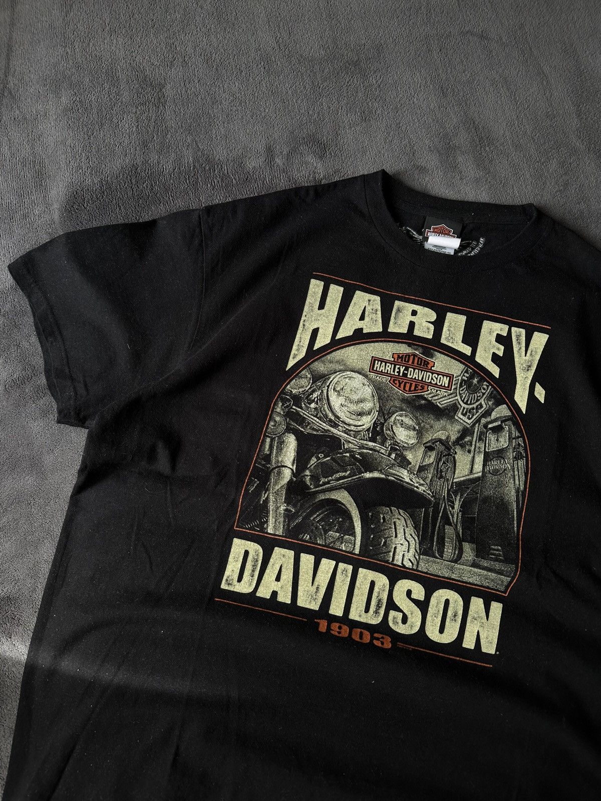 Band Tees × Harley Davidson × Vintage Vintage Harley Davidson Canada Bears Tee Size US XL / EU 56 / 4 - 6 Thumbnail