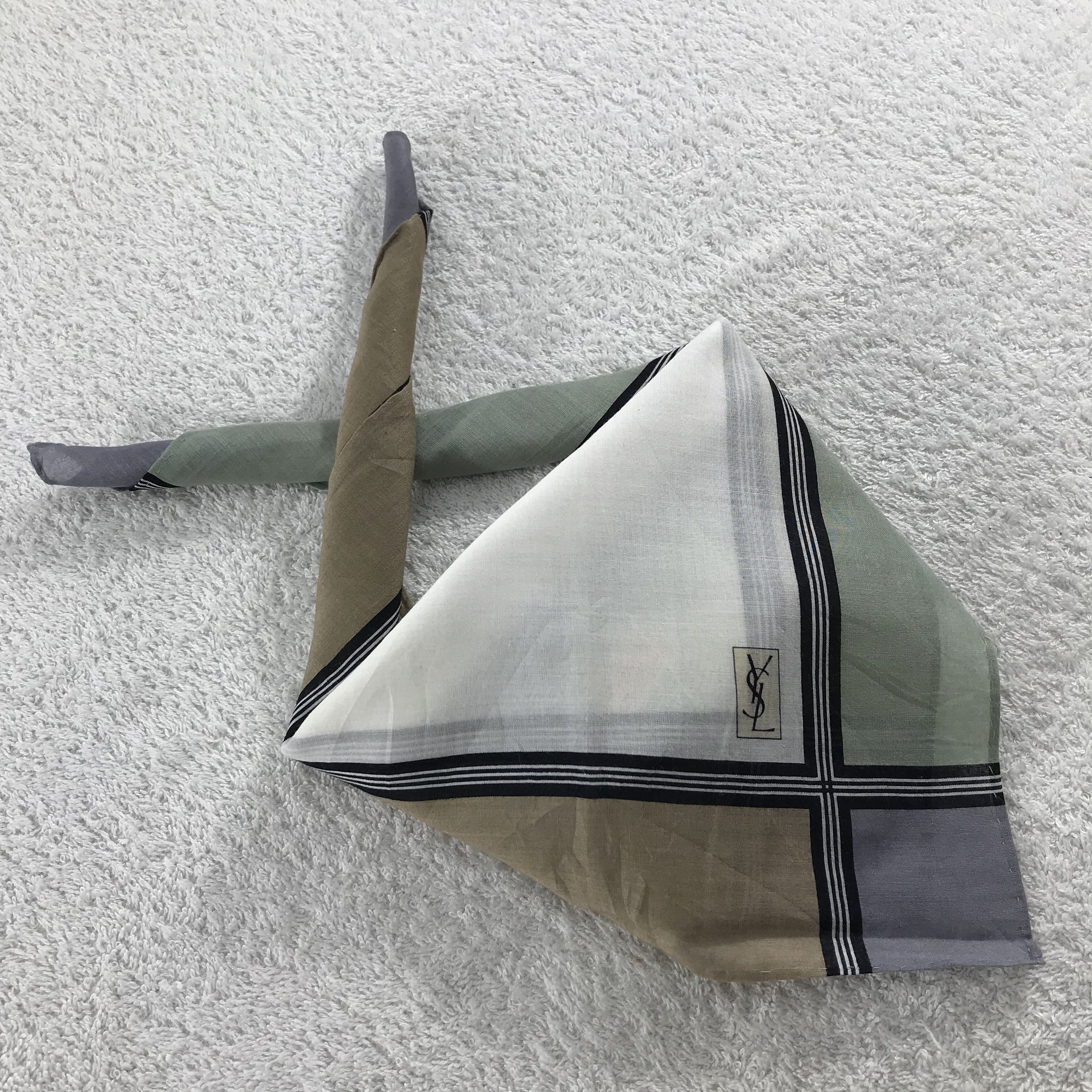 Vintage × Yves Saint Laurent Yves Saint Laurent Bandana/ Handkerchief / Neckerchief Size ONE SIZE - 2 Thumbnail