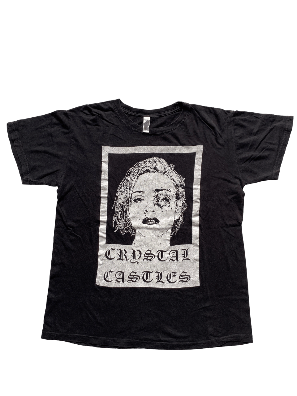 Band Tees × Vintage crystal castles Madonna t shirt 00s Size US M / EU 48-50 / 2 - 1 Thumbnail