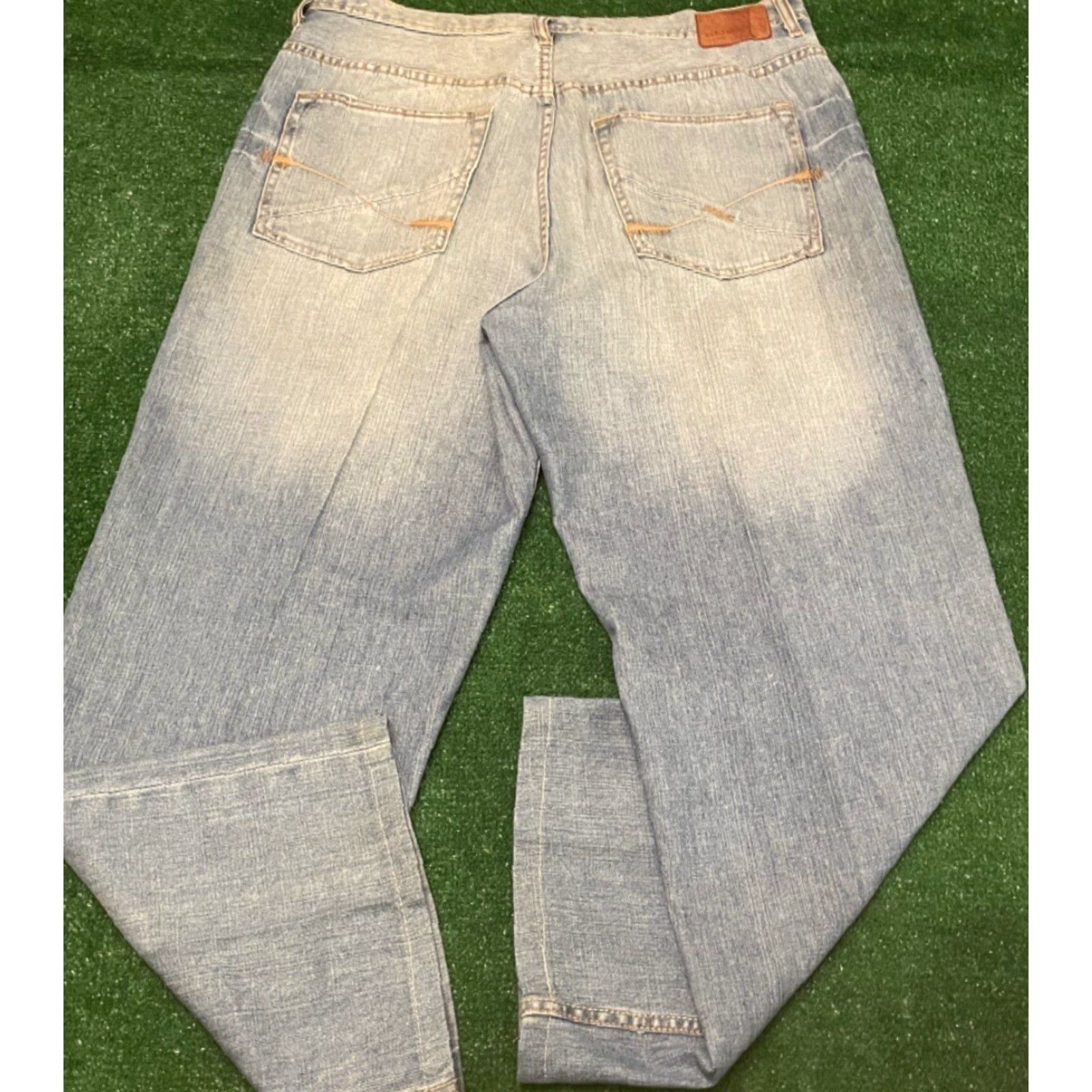 Ecko Unltd. VINTAGE Y2K Ecko Unltd Baggy Skater Grunge Jeans VTG Mens 38 Light Wash 38x32 TBD? Size US 38 / EU 54 - 2 Thumbnail