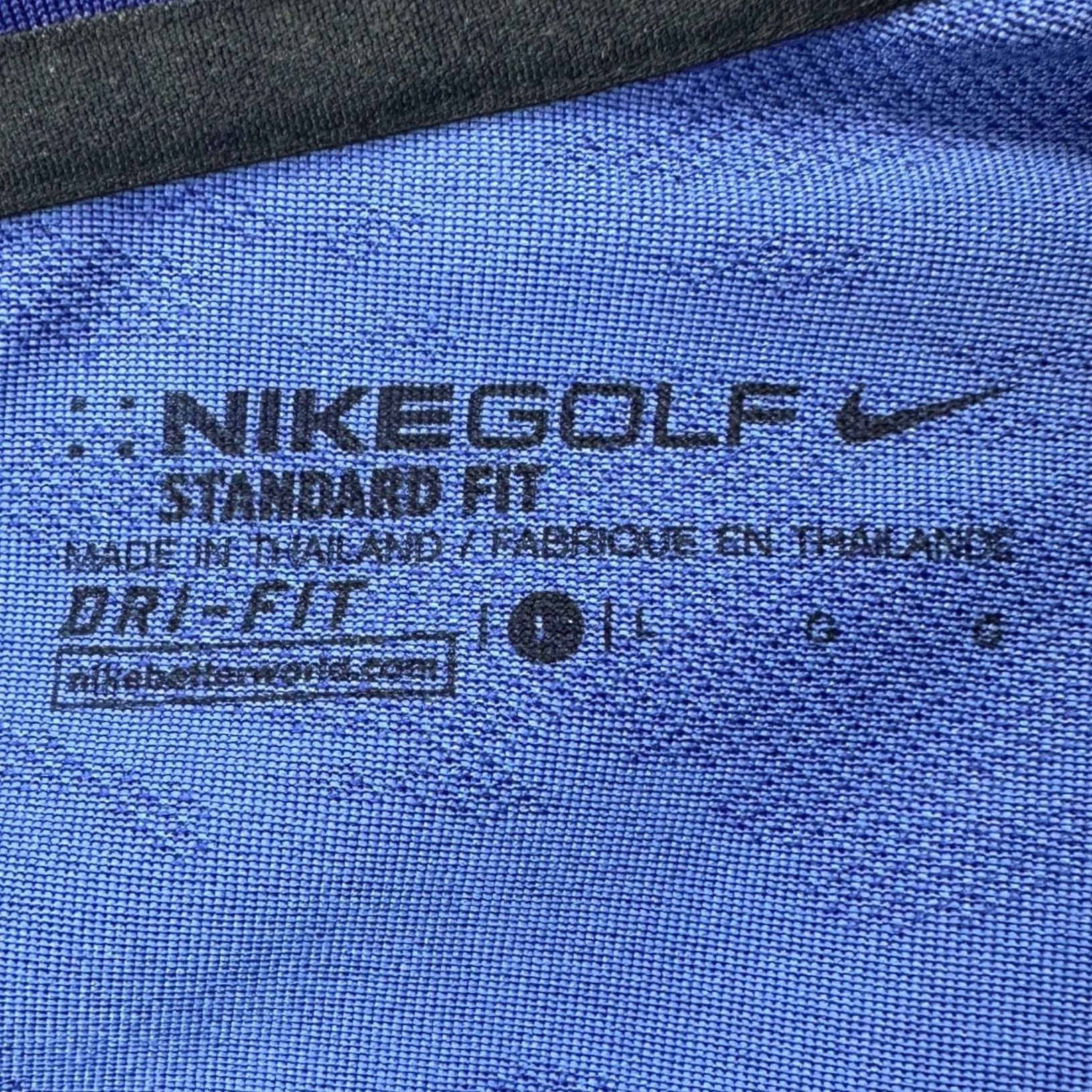 Nike Nike Golf Polo Shirt Mens L Blue Dri-Fit Standard Fit Performance Camouflage Casual Activewear Shirt Size US L / EU 52-54 / 3 - 4 Thumbnail