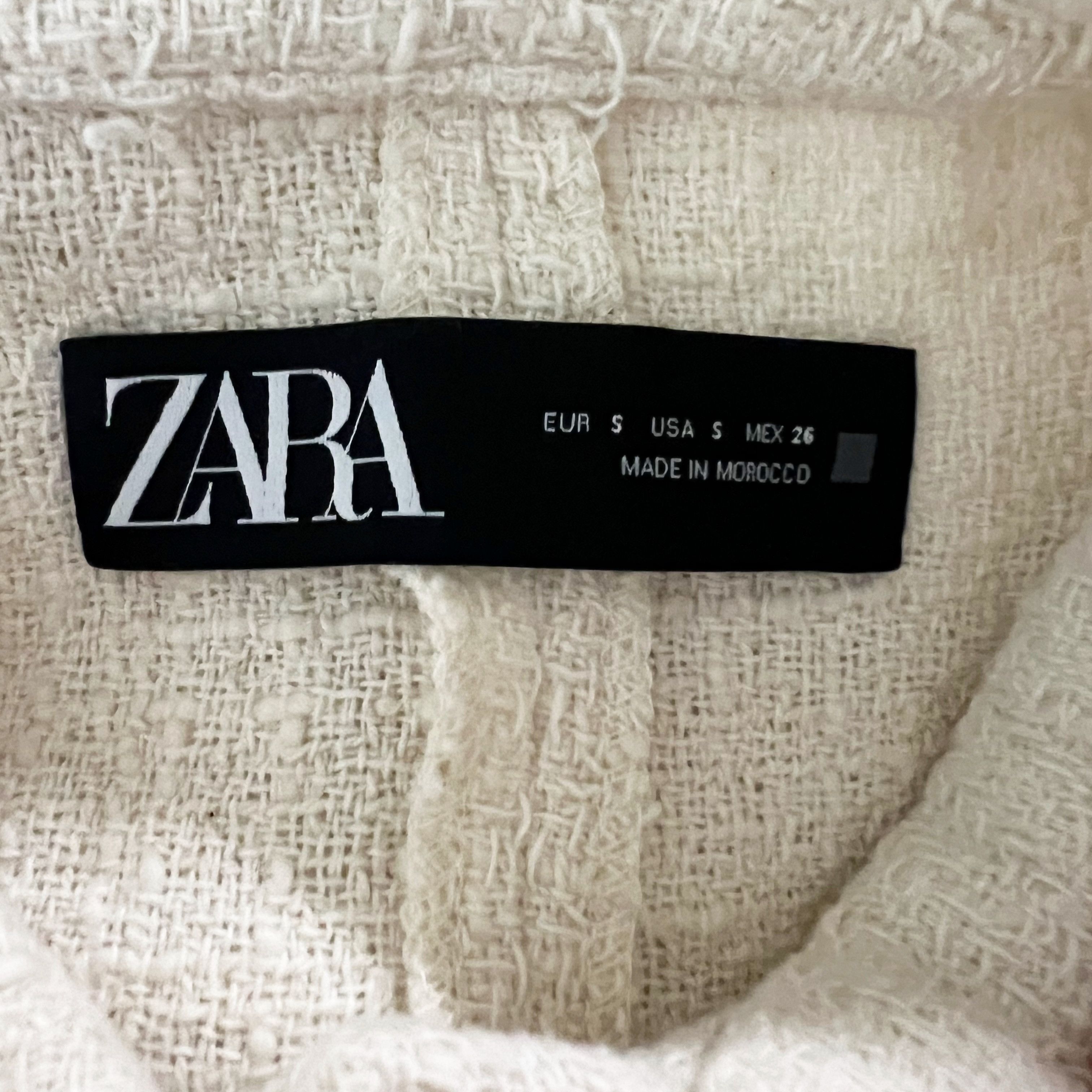 Zara NEW Zara Tweed Boucle Woven Textured Size S / US 4 / IT 40 - 2 Thumbnail