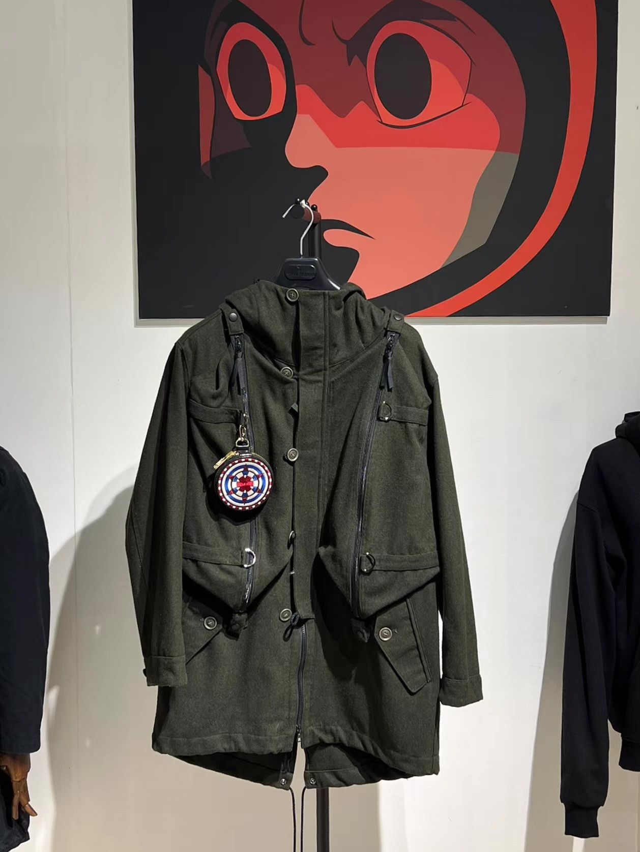 Final Home Finalhome Three-Zip Parka Wool Coat Jacket Q13 Size US L / EU 52-54 / 3 - 1 Thumbnail
