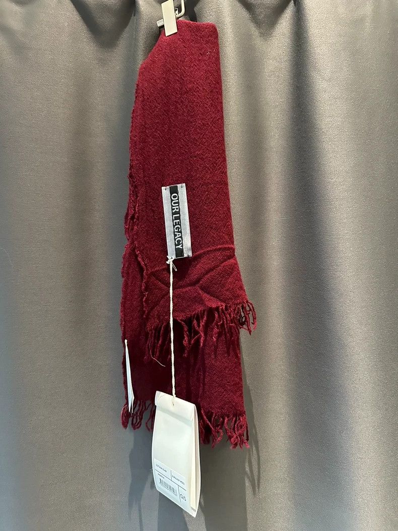 Our Legacy Our Legacy Red scarf Size ONE SIZE - 1 Thumbnail
