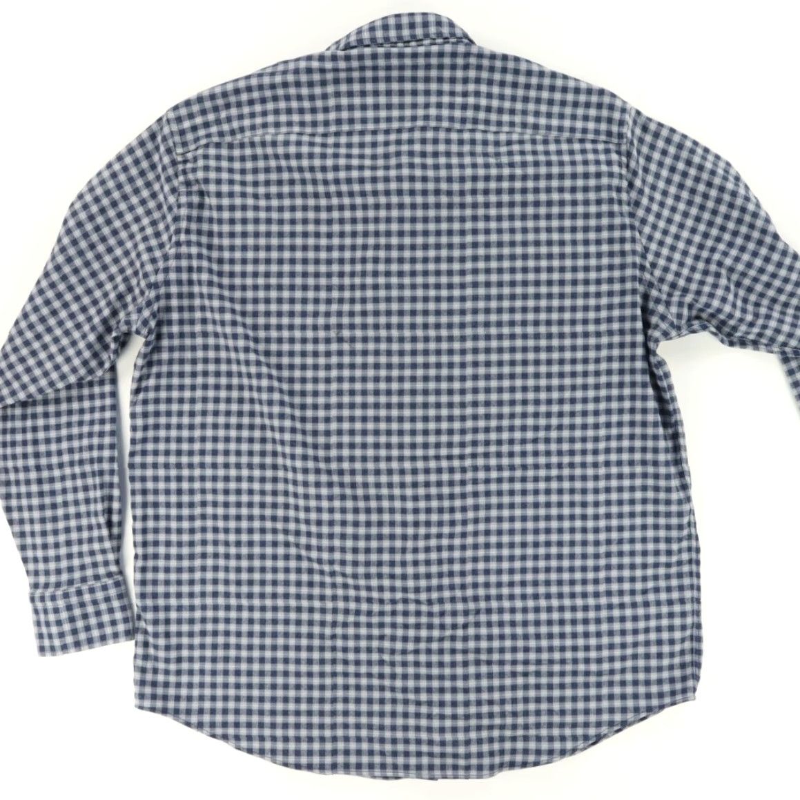 Peter Millar Peter Millar Betts Performance Flannel Check Button Down Shirt Navy Men's 2XL Size US XXL / EU 58 / 5 - 4 Thumbnail