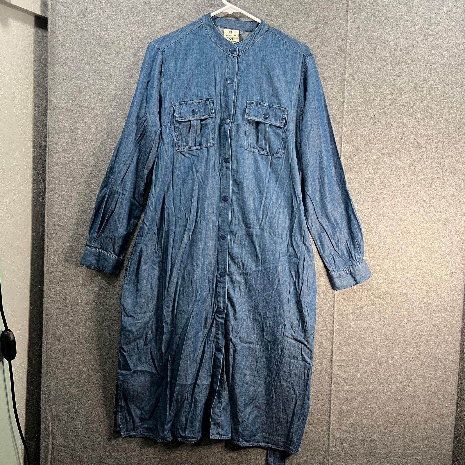 Other Laurie Felt Women Dress Denim Duster Dress Medium Size XS / US 0-2 / IT 36-38 - 1 Thumbnail
