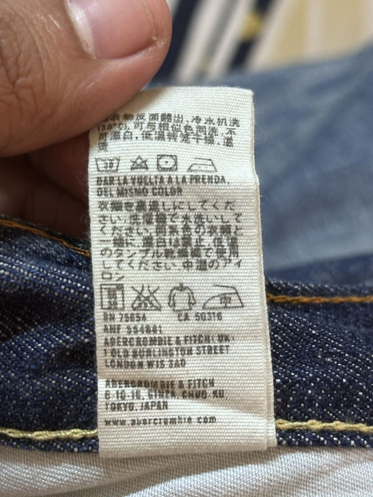 Abercrombie & Fitch Vintage Abercrombie&Fitch Horton Straight Ripped Denim Size US 30 / EU 46 - 11 Thumbnail
