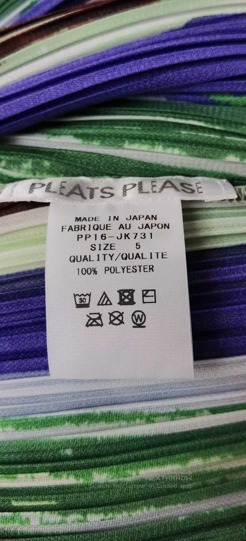 Issey Miyake Issey Miyake Leaf Vein Print Tank Top Size XXL / US 16-18 / IT 52-54 - 3 Thumbnail