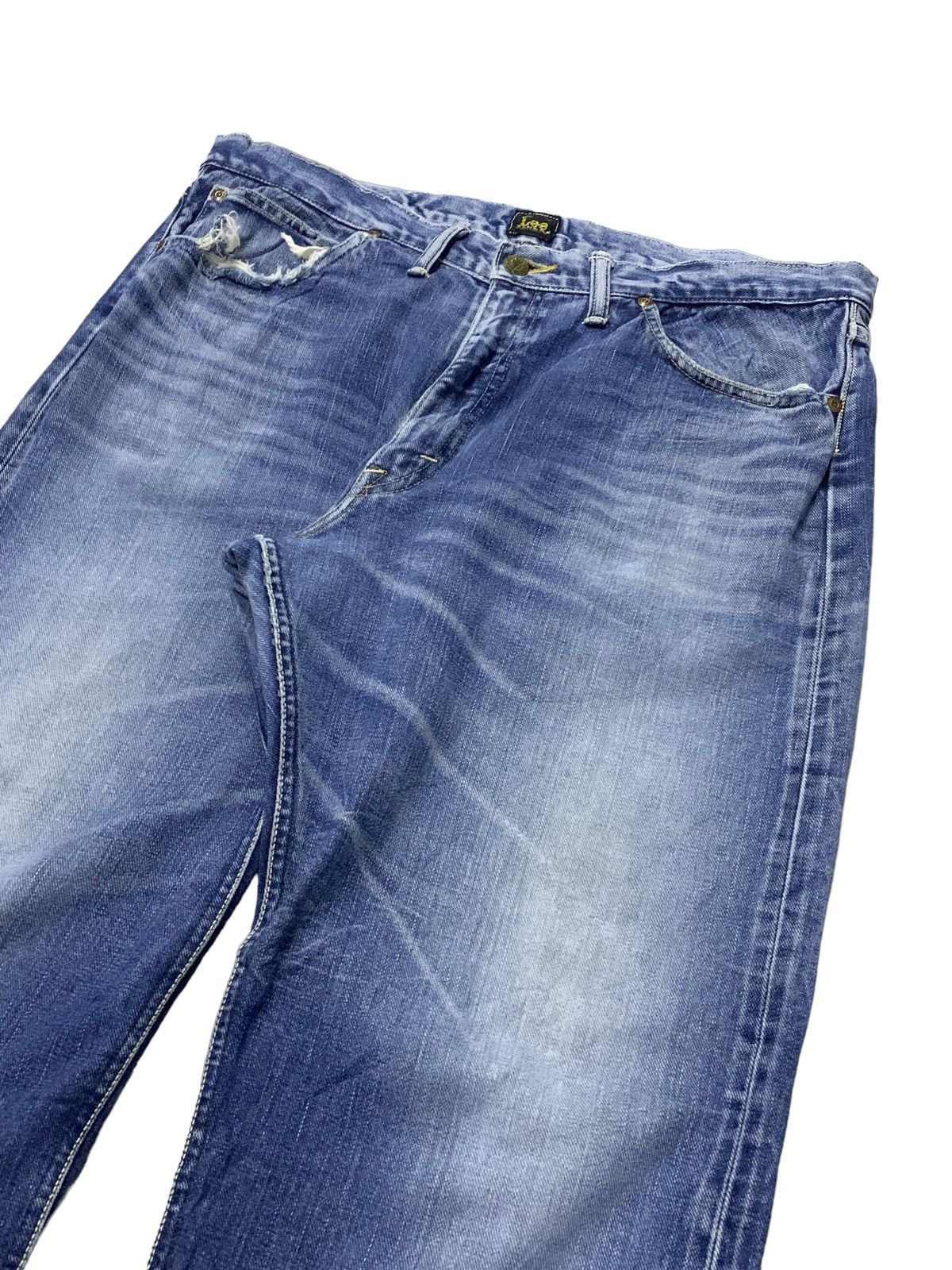 Lee RARE Vintage Late 70s Selvedge Original Chain Stitch Hem Size US 36 / EU 52 - 5 Thumbnail