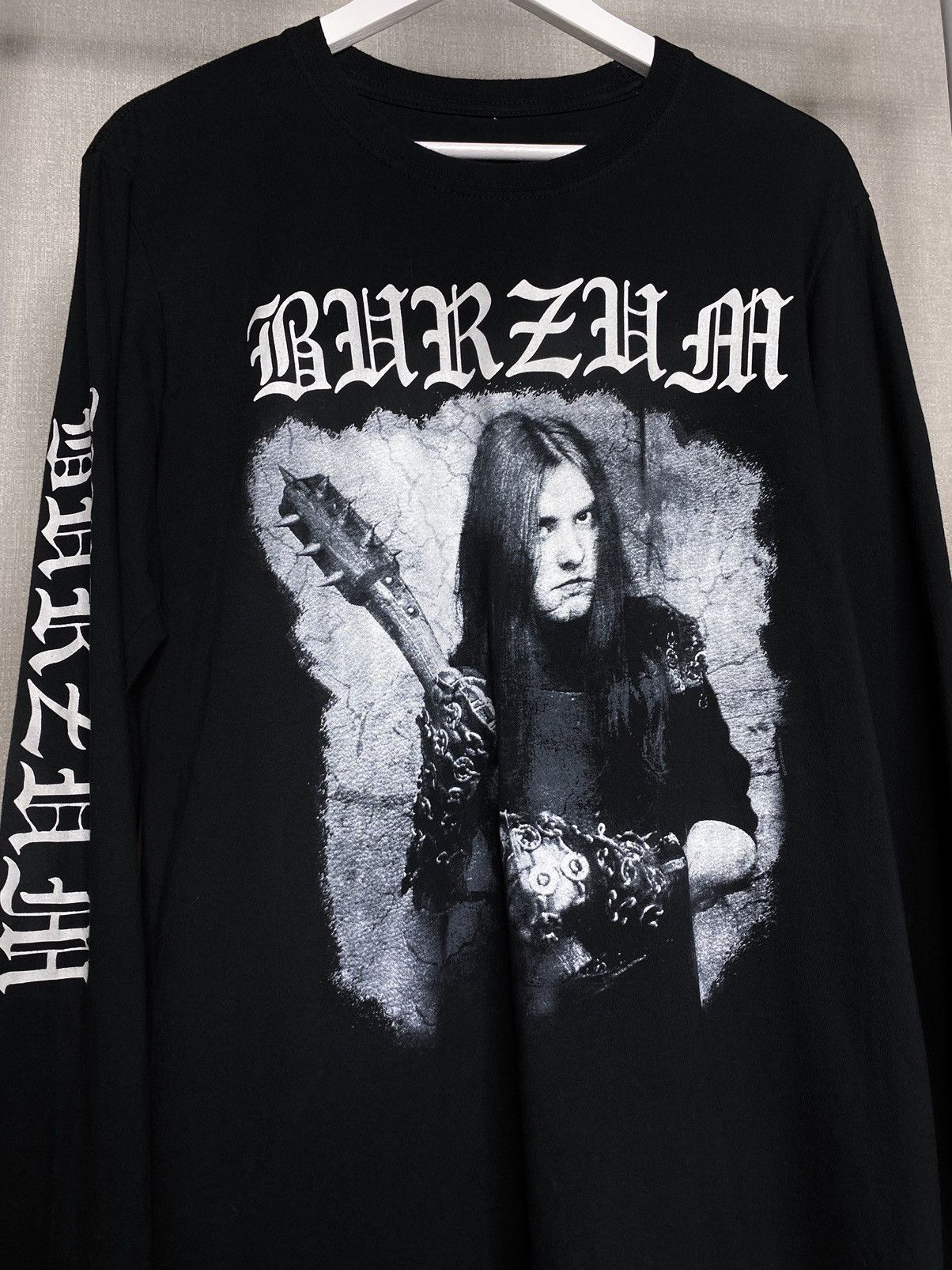 Band Tees × Kanye West Burzum Anthology Aske Vintage Long Sleeve Kanye West Rare Size US L / EU 52-54 / 3 - 3 Thumbnail