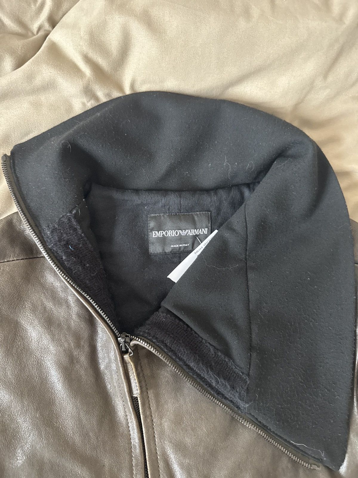 Emporio Armani Emporio Armani Archive Biker Opium Zip Jacket | Grailed