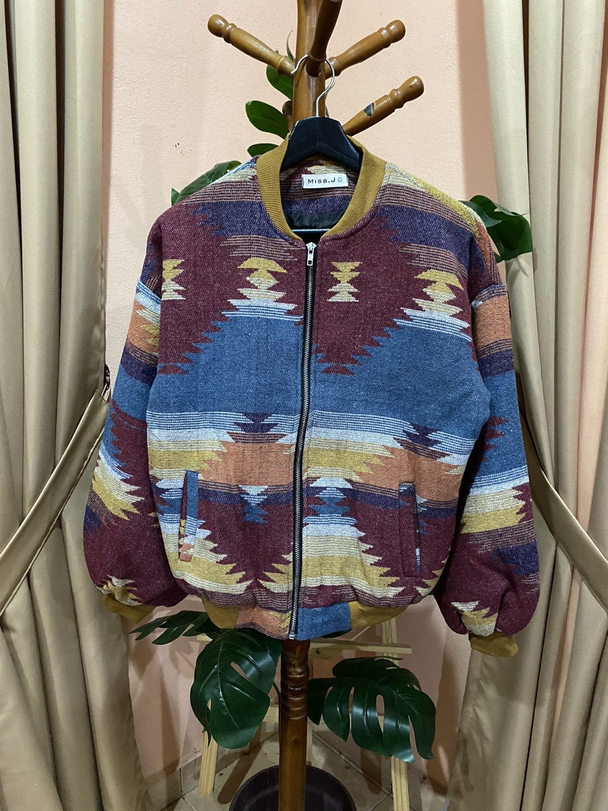 Other VINTAGE MISS J NAVAJO BOMBER JACKET Size US M / EU 48-50 / 2 - 3 Thumbnail
