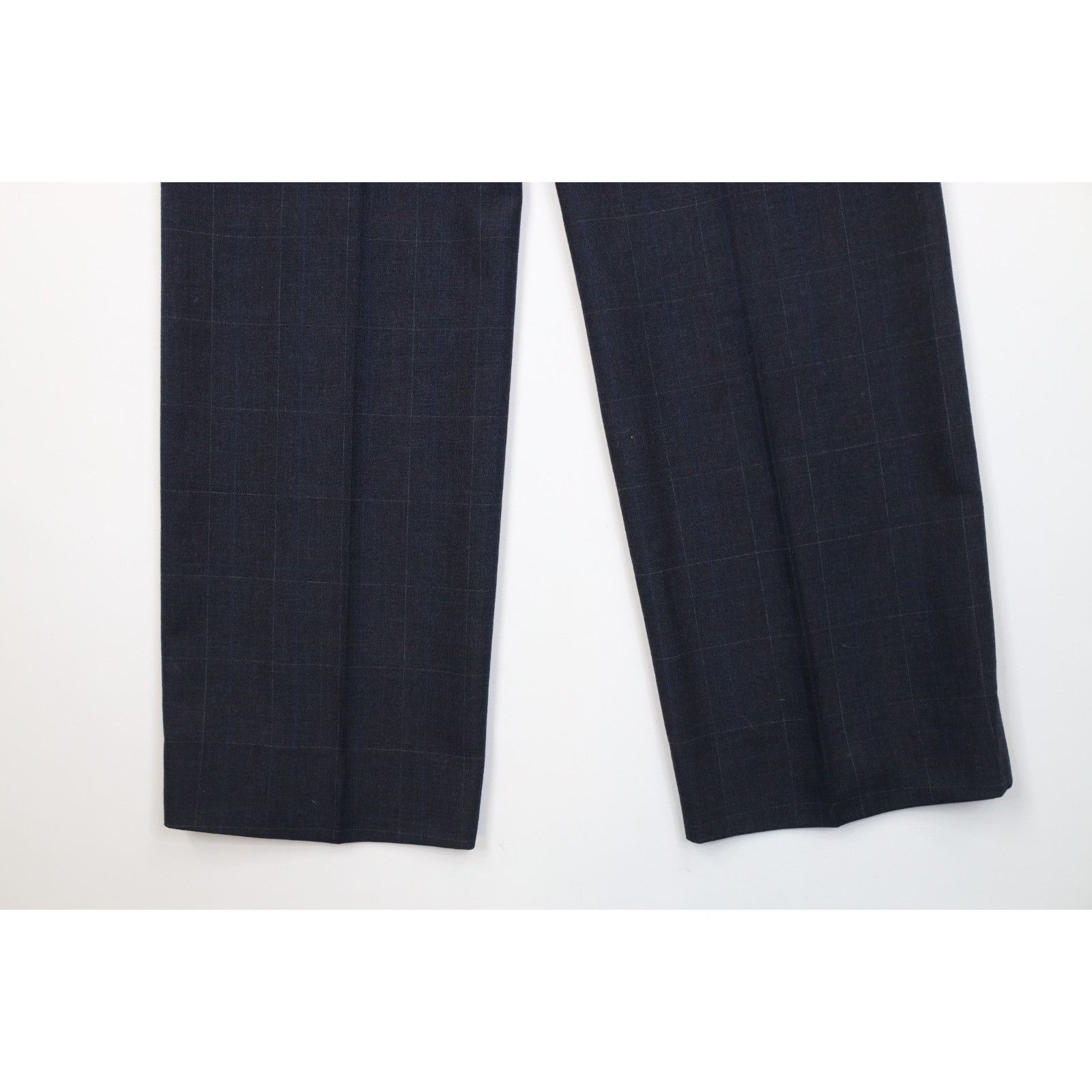 Vintage Vintage 70s Streetwear 2 Piece Wool Suit Wedding Plaid Size 40L - 19 Thumbnail
