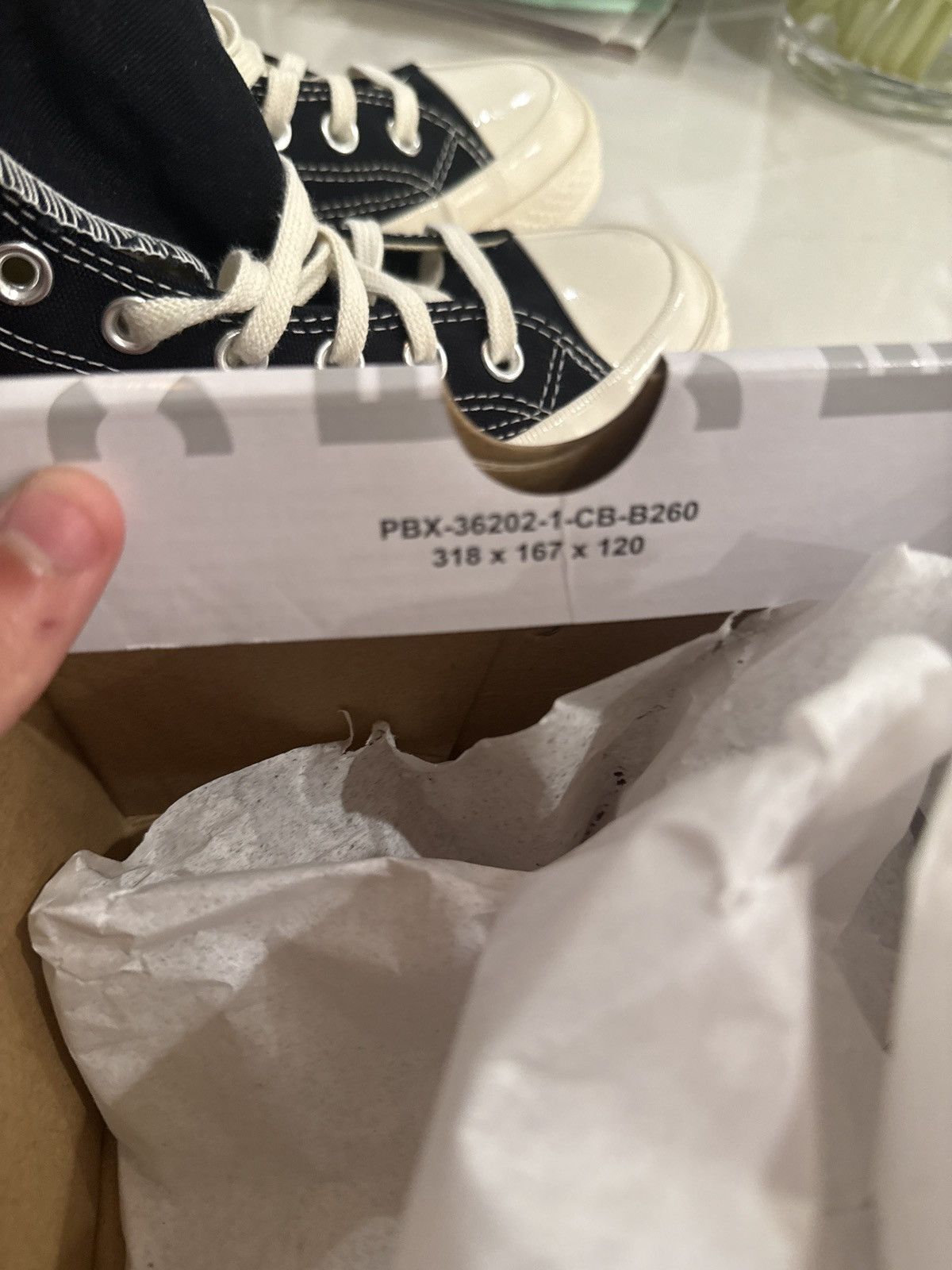 Comme des Garcons PLAY × Converse Brand new CDG Converse Size M10 Size US 10 / EU 43 - 7 Thumbnail