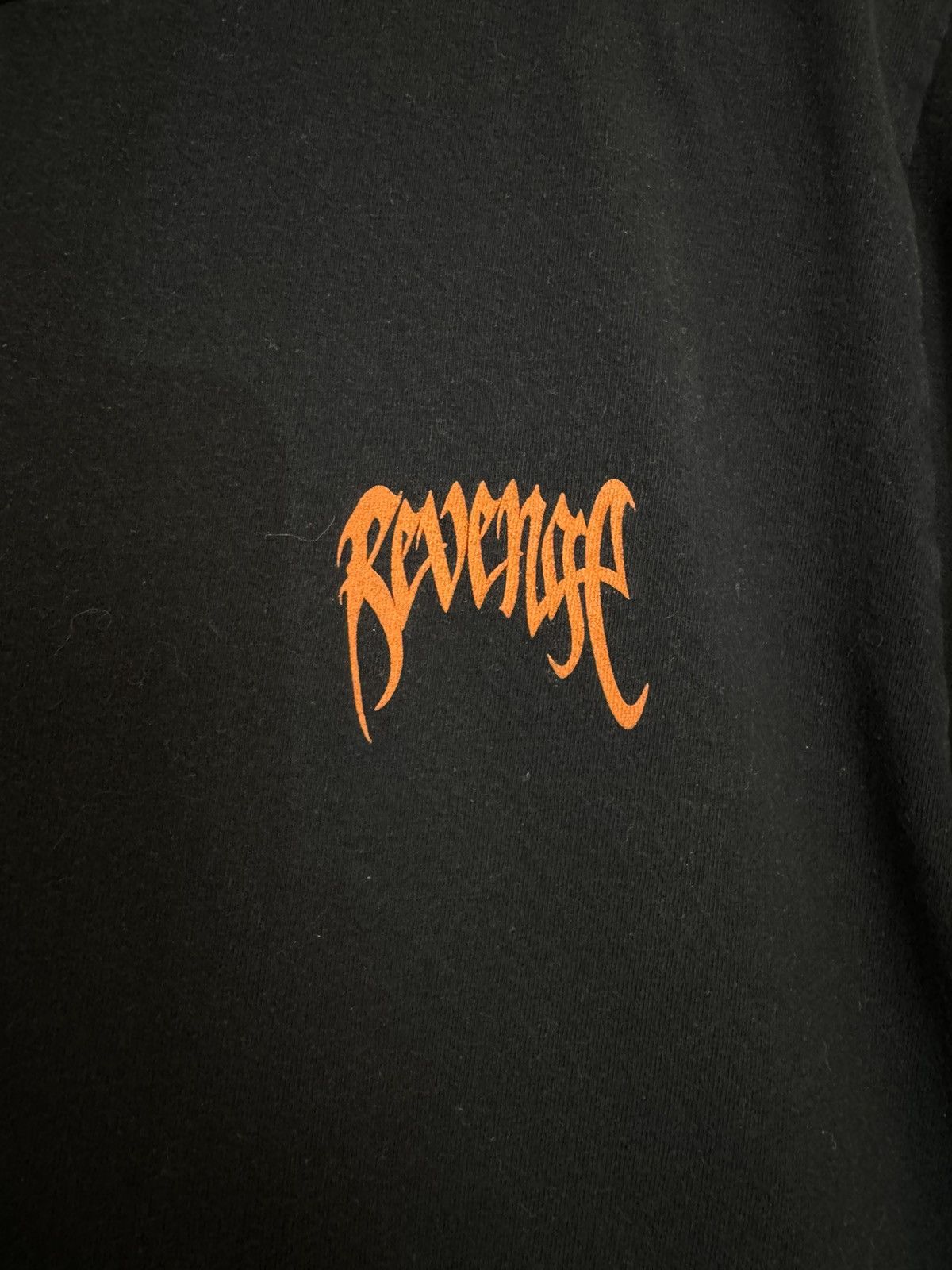 Revenge Orange Logo Revenge Black Tee Size US M / EU 48-50 / 2 - 2 Thumbnail