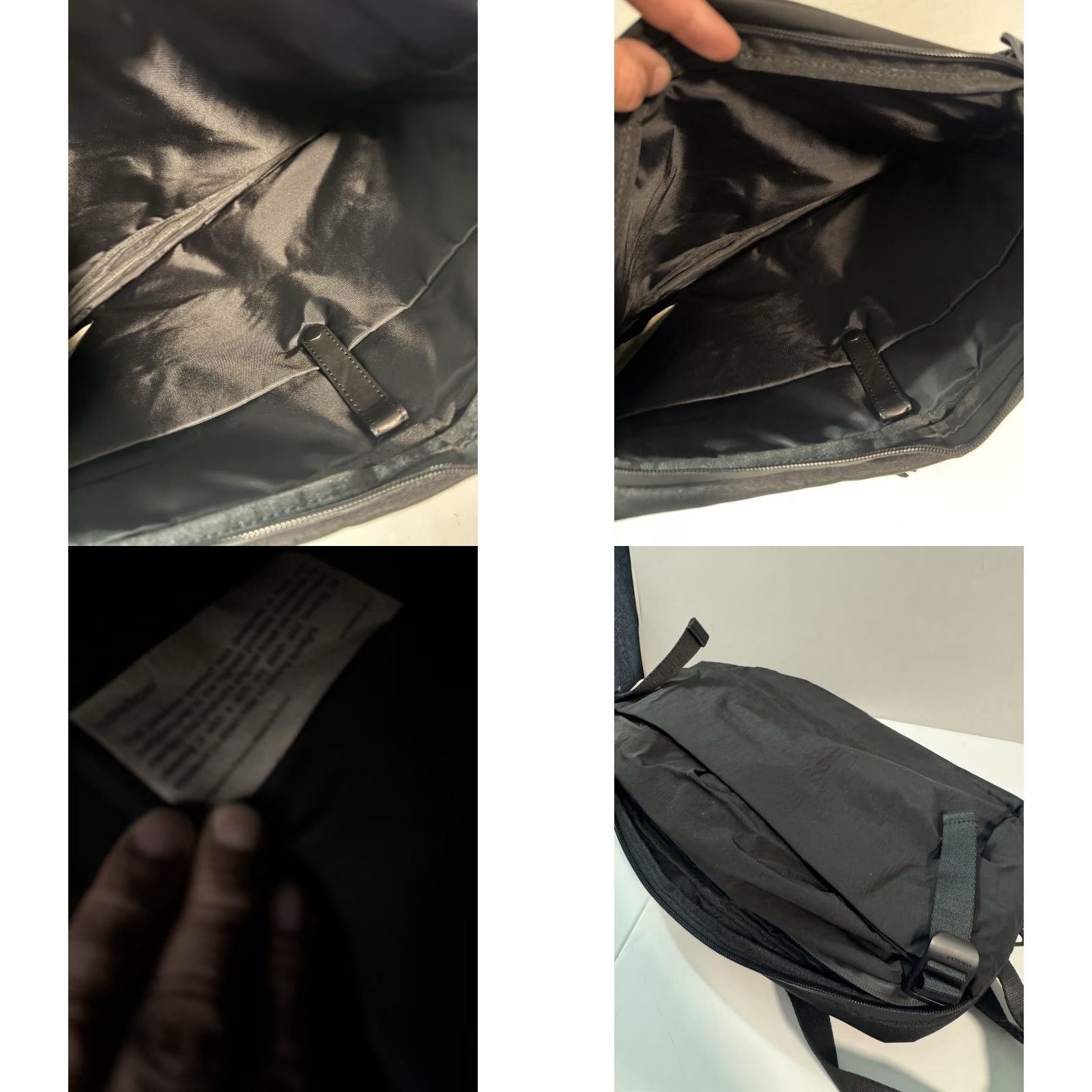 Vintage VINTAGE Côte & Ciel Messenger Bag Black Mens Bag Size ONE SIZE - 8 Thumbnail