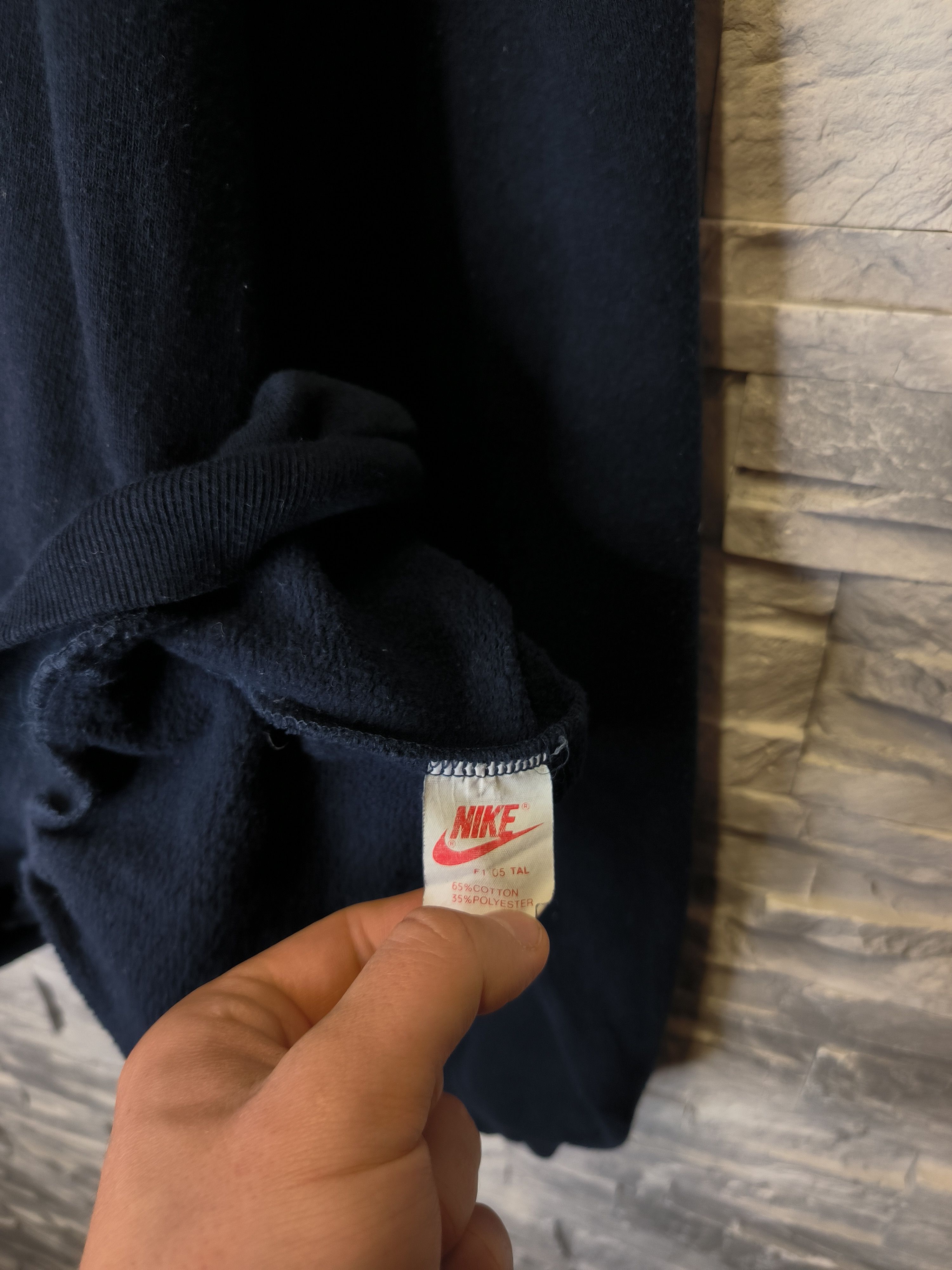 Nike Vintage Nike 80s Sweatshirt Half Zip Logo Size US XL / EU 56 / 4 - 4 Thumbnail