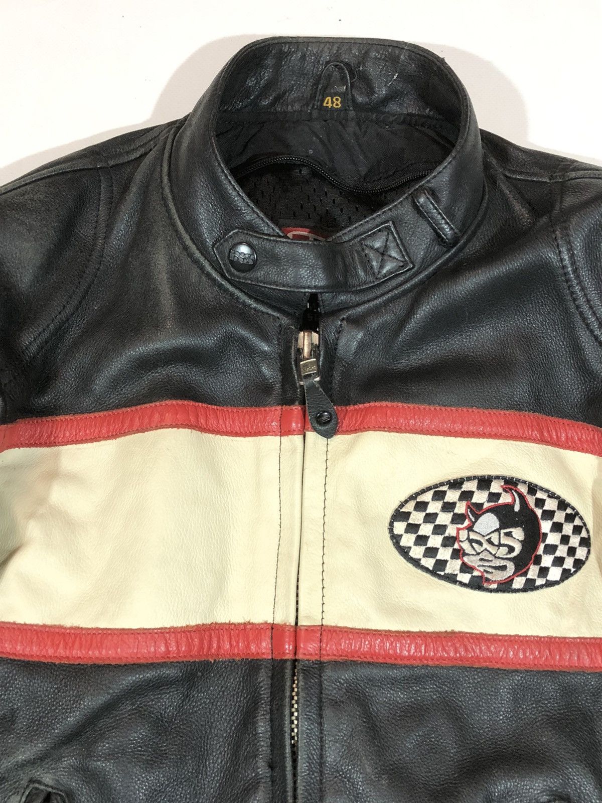 Ferrari × Honda × Yamaha IXS motorcycle Leather Jacket Racing vintage Size US S / EU 44-46 / 1 - 10 Thumbnail