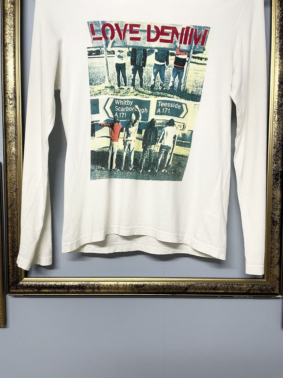 Hysteric Glamour Vintage Japan Designer Museum Design ‘LOVE DENIM’ Longsleeve Size US S / EU 44-46 / 1 - 3 Thumbnail