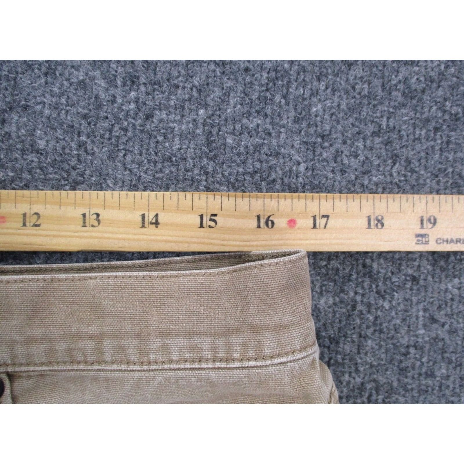 Vintage Proof Pants Mens 34 X 32 Beige Chino Straight Pants 34 Beige Mens Regular Fit 5-Pocket Denim? Size US 34 / EU 50 - 6 Thumbnail