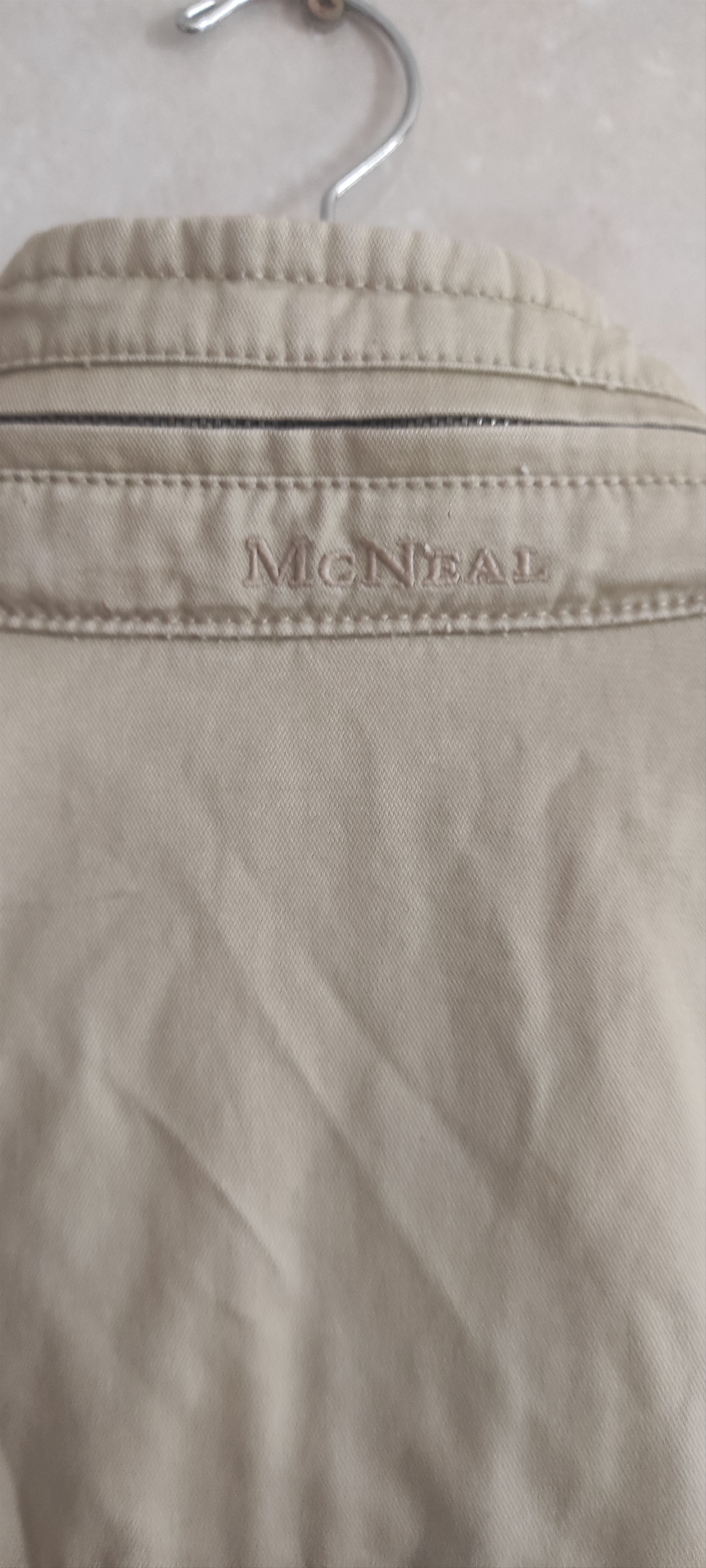 Other McNeal Men Beige Classic Hooded Safari Jacket Zipped Pockets Size US L / EU 52-54 / 3 - 8 Thumbnail