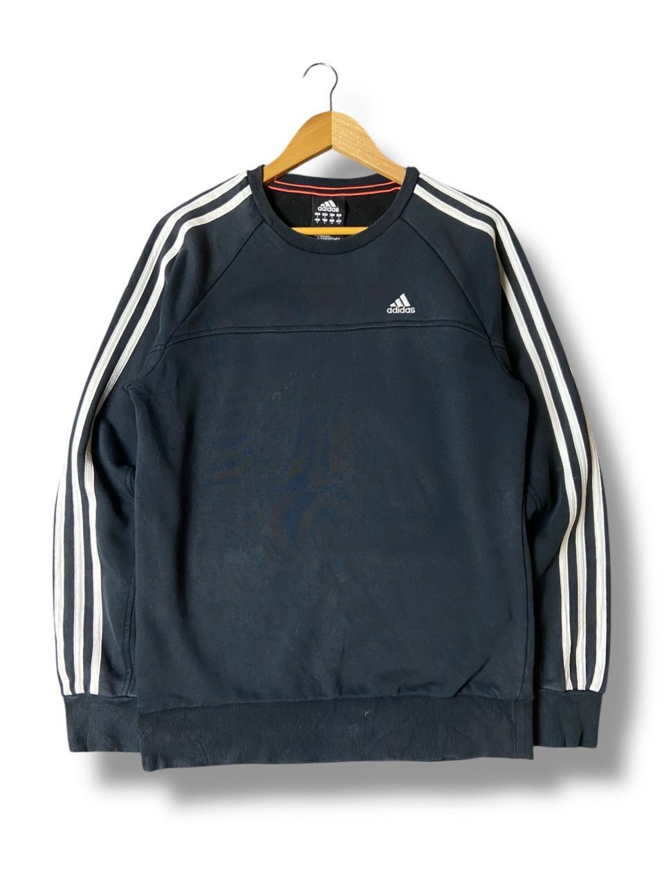 Adidas × Japanese Brand × Vintage ADIDAS Essentials Crewneck Sweatshirt (130) Size US S / EU 44-46 / 1 - 1 Thumbnail