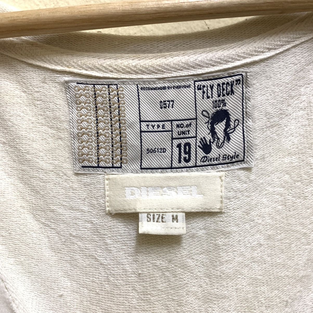 Diesel DIESEL FLY DECK Stripe Short Sleeve Cardigan Sweater Size M / US 6-8 / IT 42-44 - 8 Thumbnail