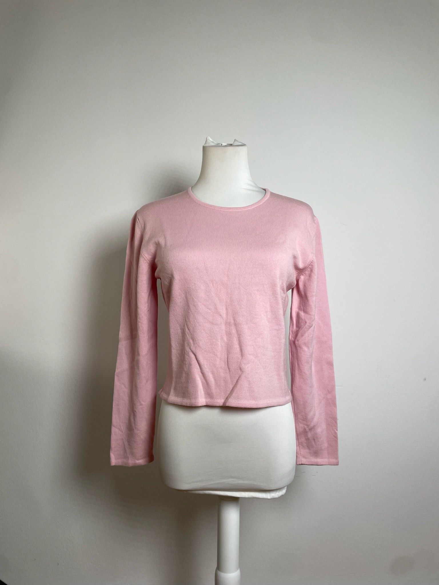 Dior Ribbed Cotton Sweater Pink Size M / US 6-8 / IT 42-44 - 1 Thumbnail