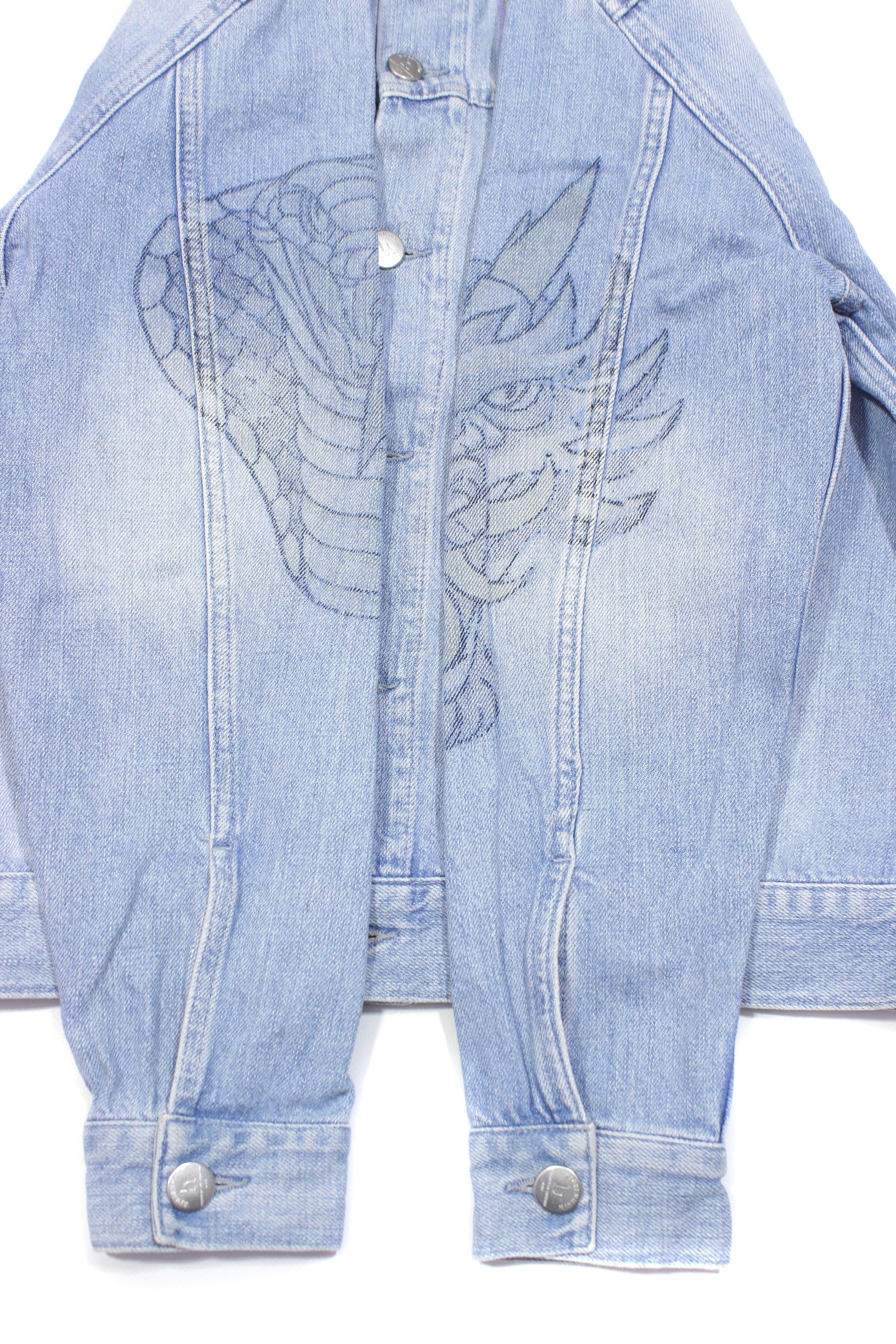 Han Kjobenhavn China Logo Painted Denim Base Jacket Size US S / EU 44-46 / 1 - 5 Thumbnail