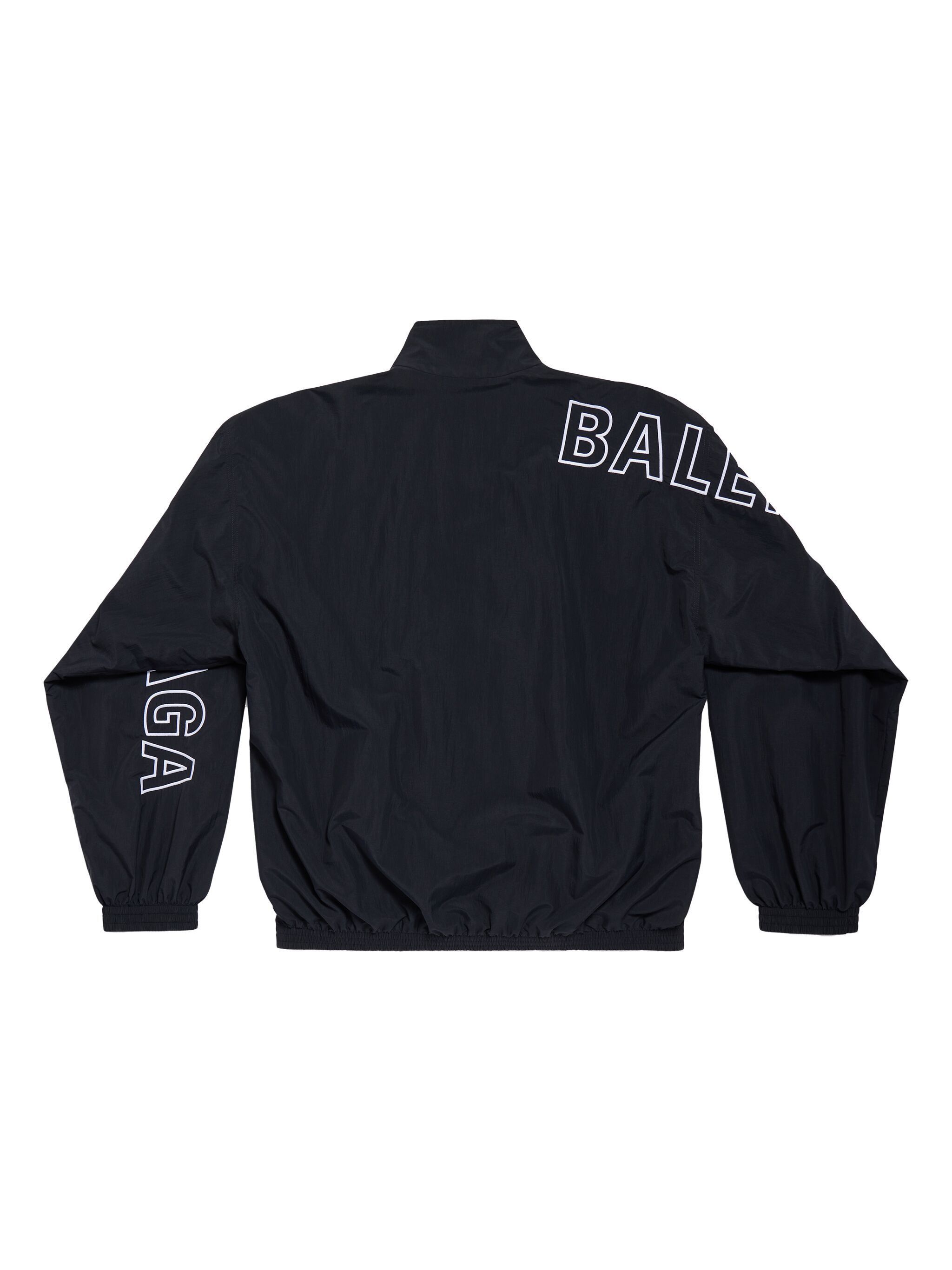 Balenciaga o1bcso1str1124 Outline Tracksuit Jacket in Black Size US M / EU 48-50 / 2 - 2 Thumbnail