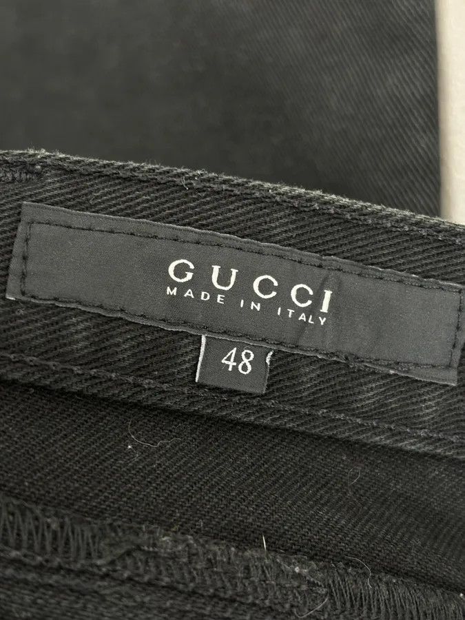 Gucci AW2009 Gucci Black Slim Jeans by Frida Giannini Size US 32 / EU 48 - 13 Thumbnail