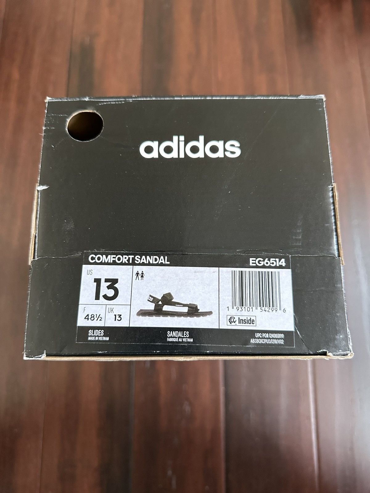 Adidas Nike Comfort Sandal Size US 13 / EU 46 - 14 Thumbnail