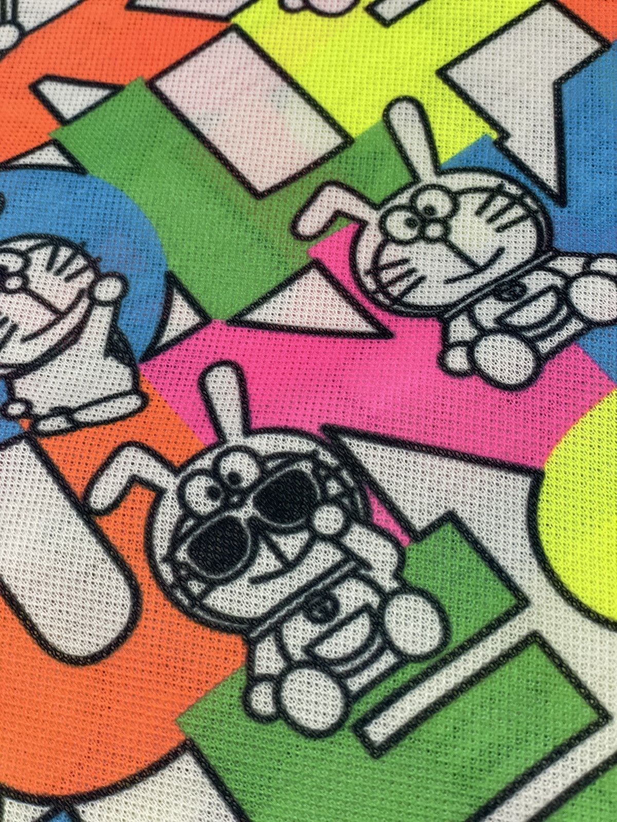 Anime × Japanese Brand × Psycho Bunny Jack Bunny Doraemon Polo Fullprint Wording Colorful Size US L / EU 52-54 / 3 - 8 Thumbnail