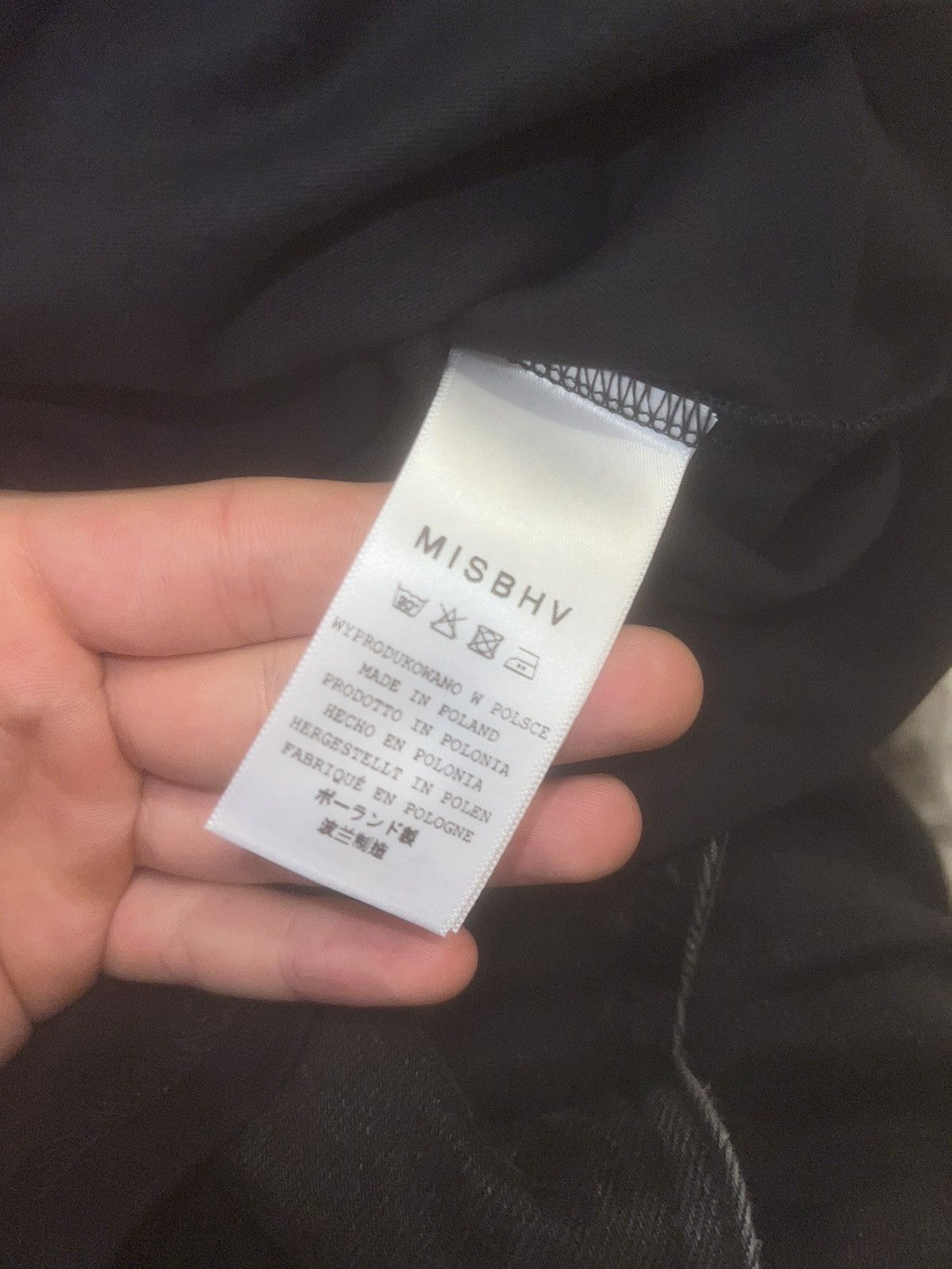 Misbhv Mishbhv T-shirt black Size US M / EU 48-50 / 2 - 5 Thumbnail