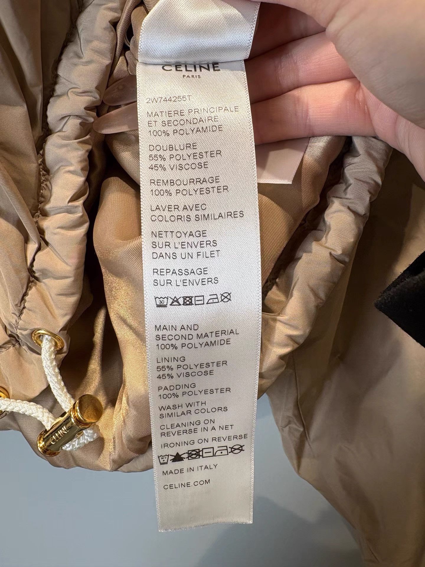 Celine Celine FW22 Logo Patchwork Hooded Jacket K36 Size XS / US 0-2 / IT 36-38 - 4 Thumbnail