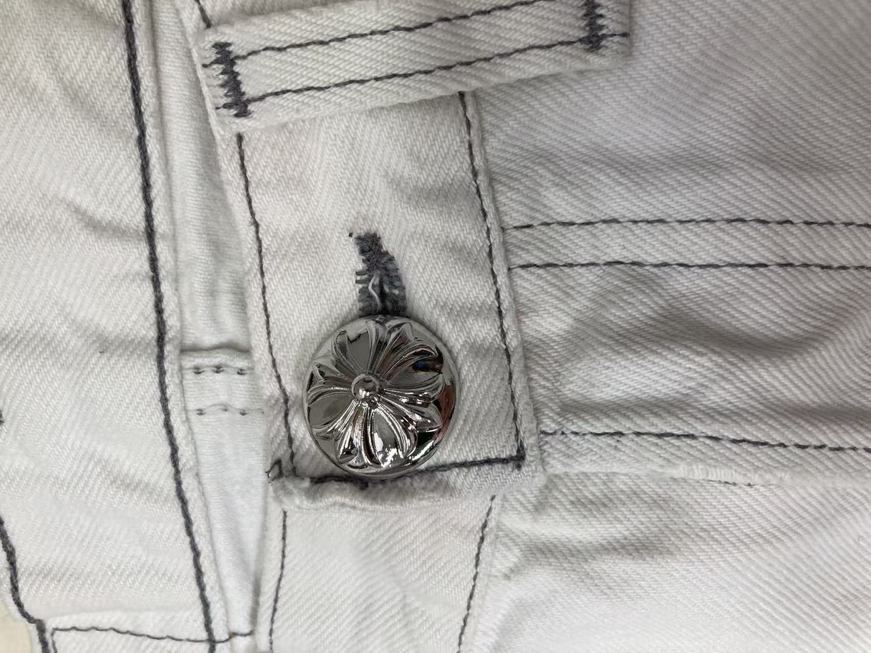 Chrome Hearts Chrome Hearts Levi`s 501 Leopard Cross Patch Denim Jeans Size 31" - 3 Thumbnail