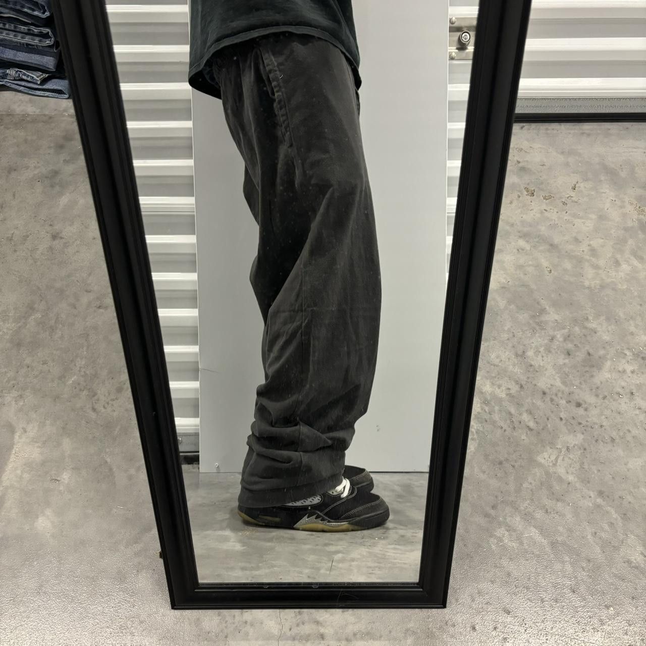 Japanese Brand × Vintage Crazy Vintage Y2K/2000s Baggy Dark Grey Skater Essential Sweatpants! Size US 34 / EU 50 - 2 Thumbnail