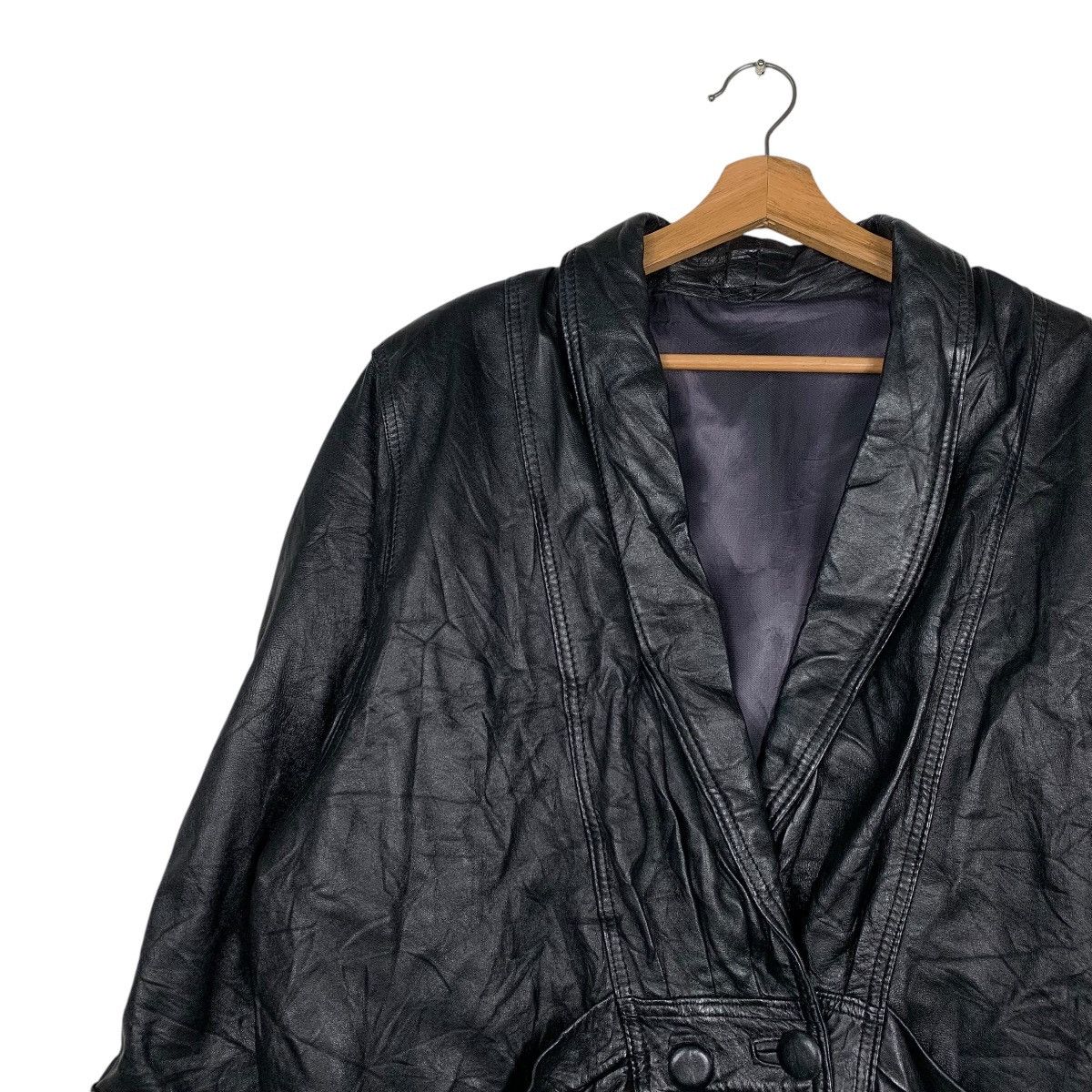 Other Vera Pelle Made In Italy Leather Jacket Size M / US 6-8 / IT 42-44 - 6 Thumbnail
