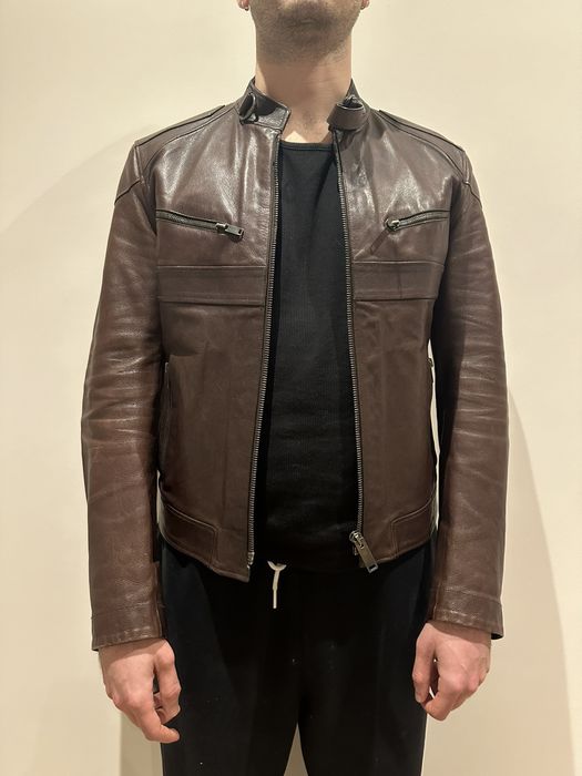 Gucci Gucci x Tom Ford Biker Leather Jacket | Grailed