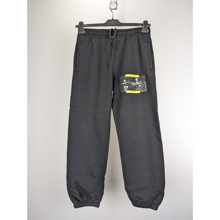 Off-White o1rshd1 Carav Painting Shorten Sweatpant & Jogger Size US 32 / EU 48 - 2 Thumbnail