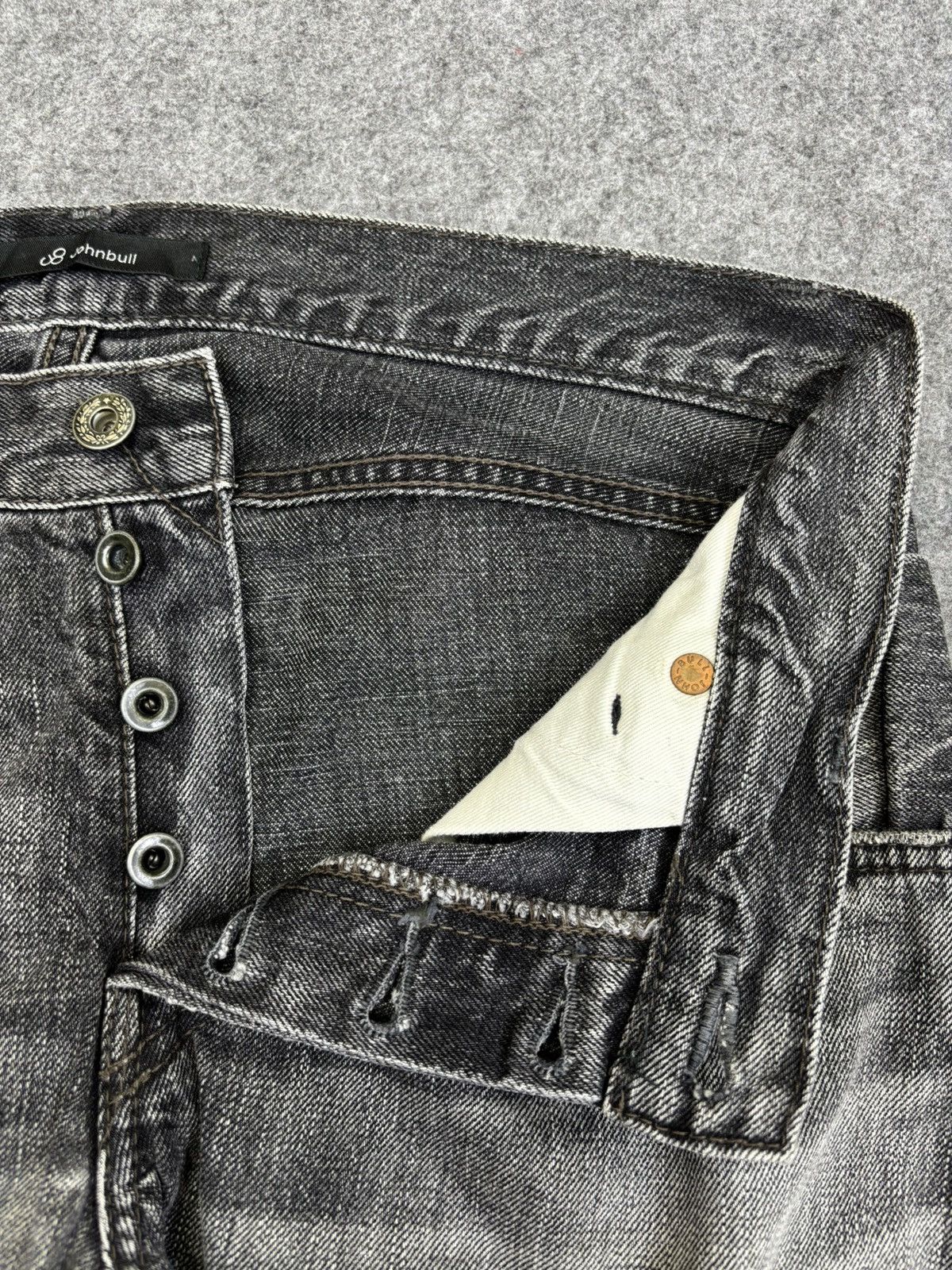 Japanese Brand Vintage Johnbull Paint Selvedge Denim F742 Size US 33 - 11 Thumbnail
