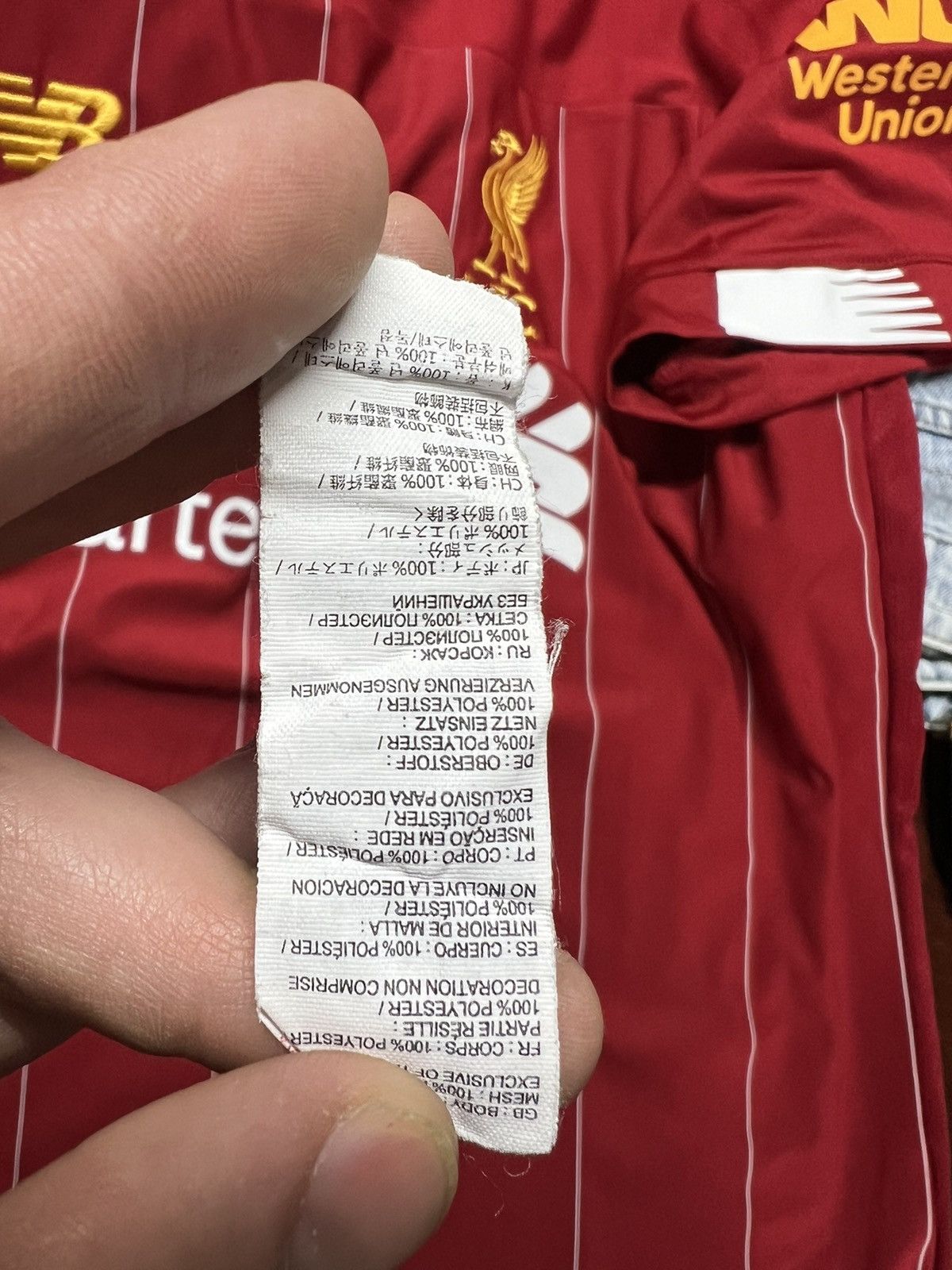 New Balance Liverpool FC New Balance 2019/2010 Home Soccer Jersey Size US M / EU 48-50 / 2 - 12 Thumbnail