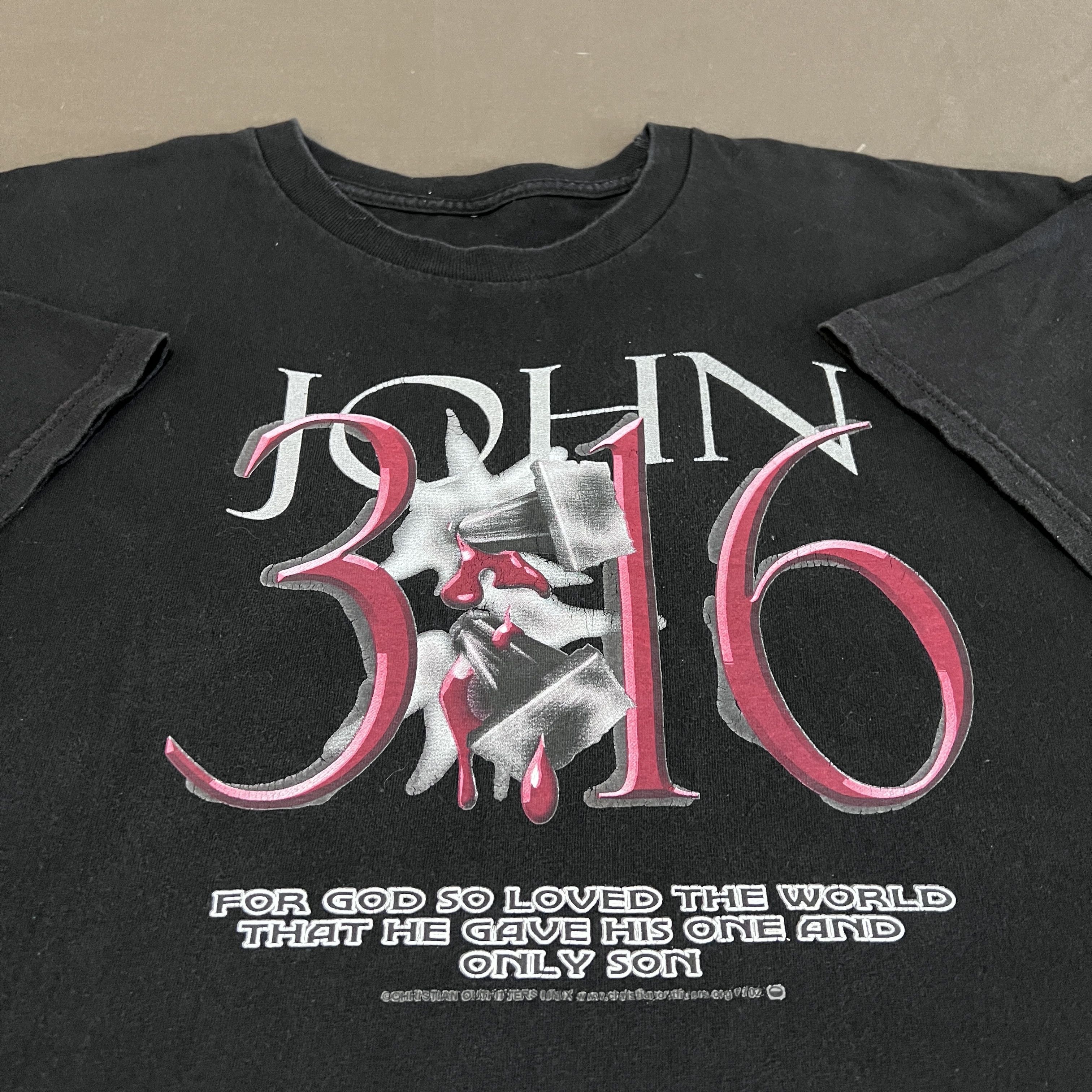 Vintage Vintage Y2K Bible Holy God Jesus Tee 2XL Living Epistles Size US XXL / EU 58 / 5 - 1 Thumbnail
