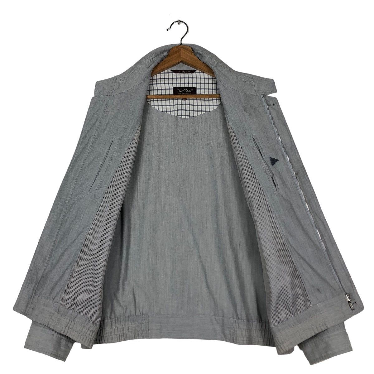 Japanese Brand 🔥Vintage Bomber Jacket Troy Bross Japan Issey Miyake Size US L / EU 52-54 / 3 - 13 Thumbnail