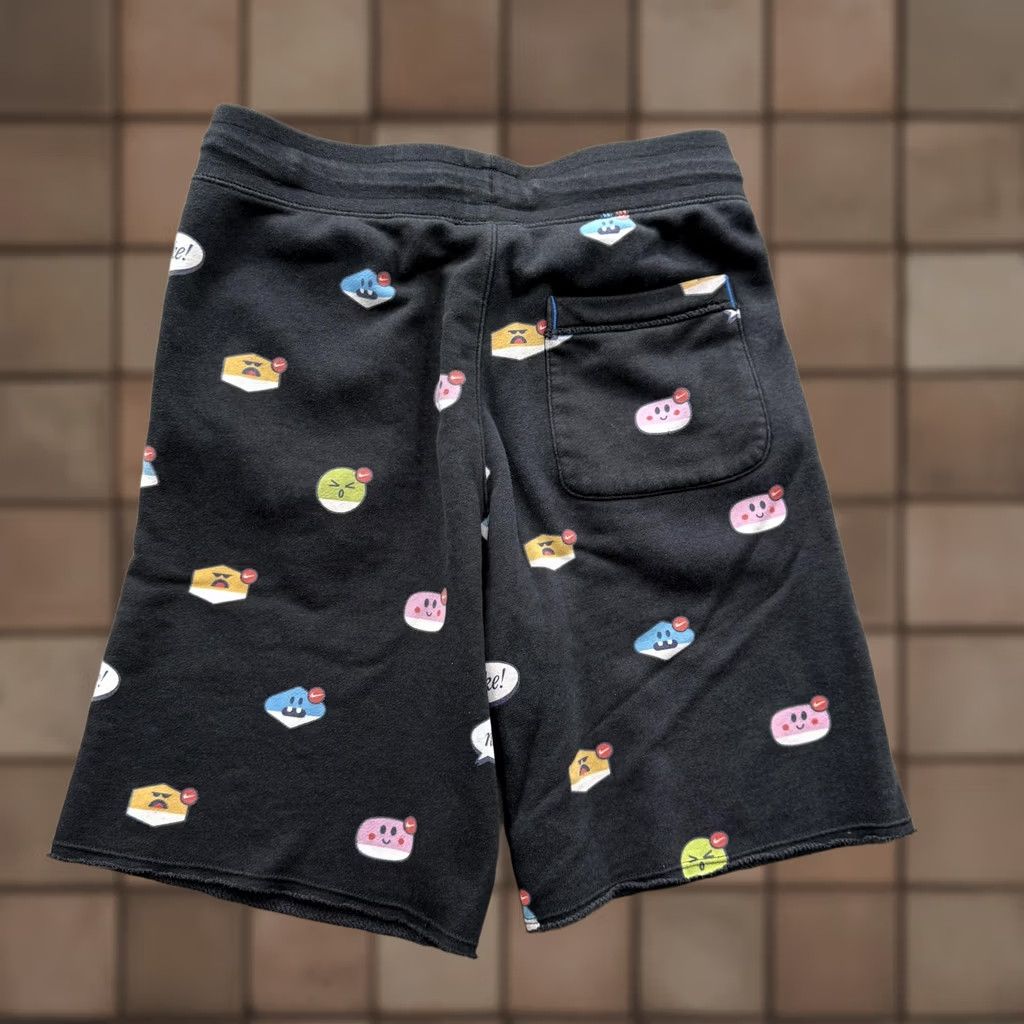 Nike Nike Sweat Shorts Mens Small Black Graphic Print French Terry 8 Inseam Athletic Shorts Drawstring Pockets Geometric Pattern Summer Mens Size US 29 - 1 Thumbnail