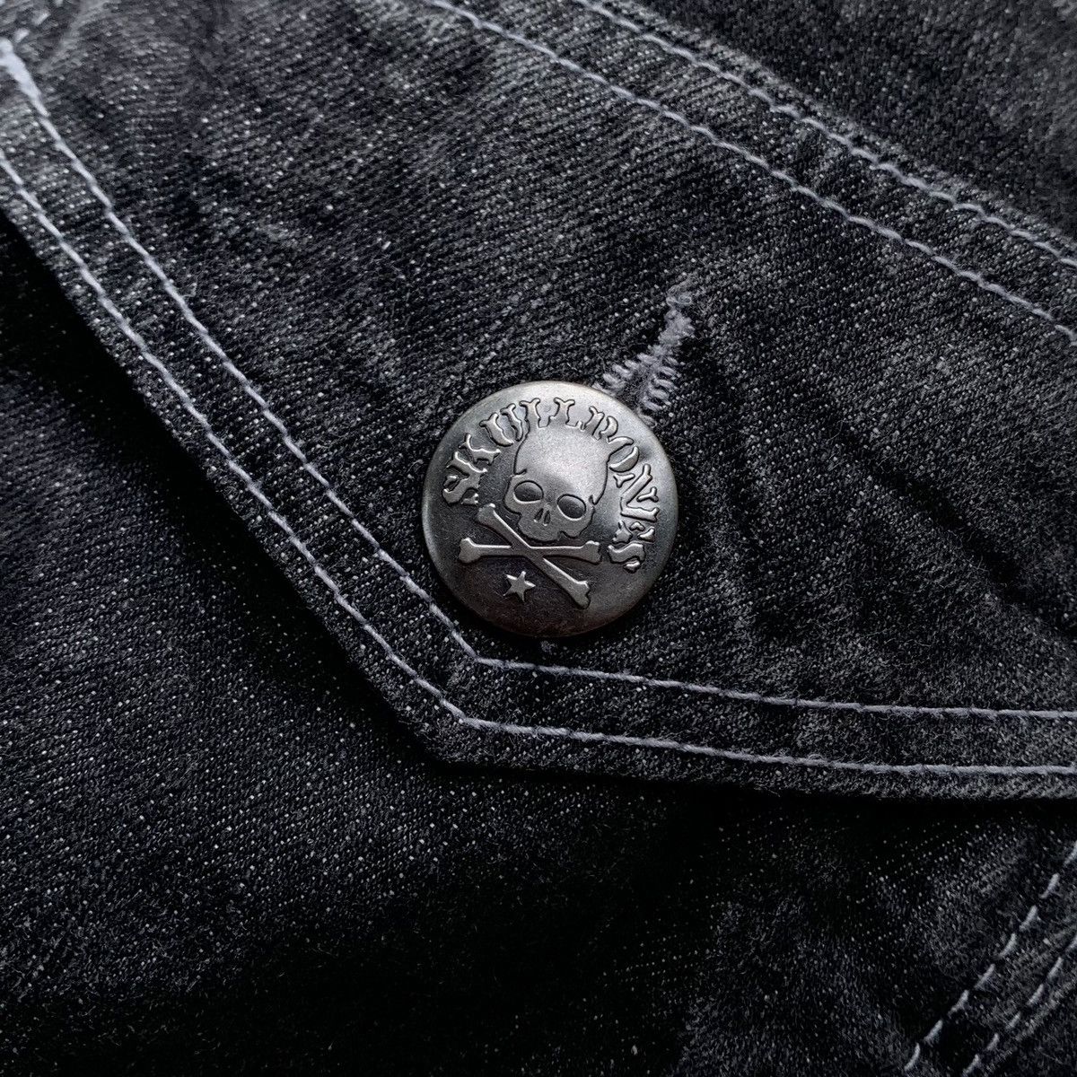 If Six Was Nine × Japanese Brand × Vintage 2000s Japanese Brand Jack Serika Poems Black Wash Jeans Size US 34 / EU 50 - 8 Thumbnail