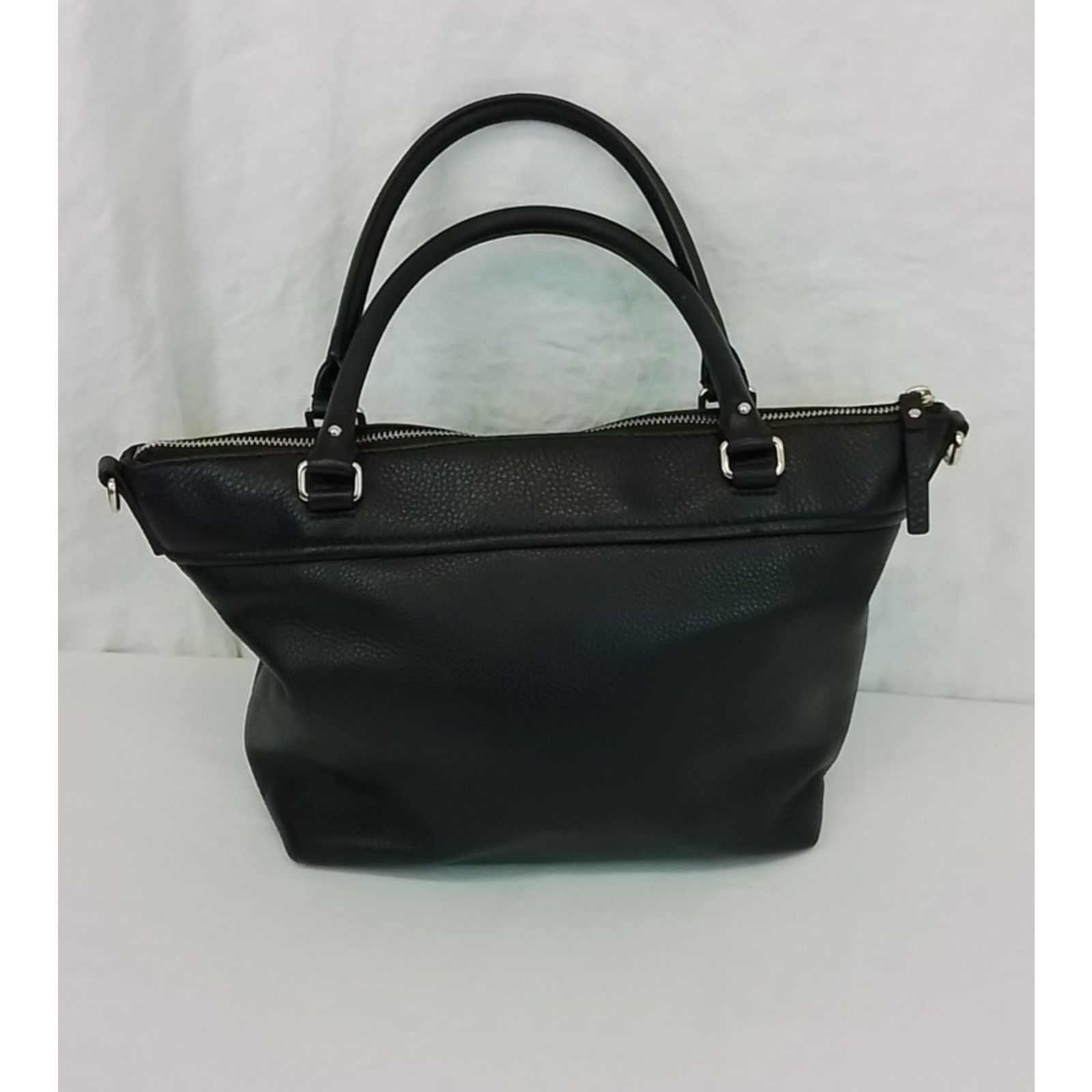 Kate Spade Kate Spade Leather Handbag Purse Black Gold Top Handle Size ONE SIZE - 4 Thumbnail