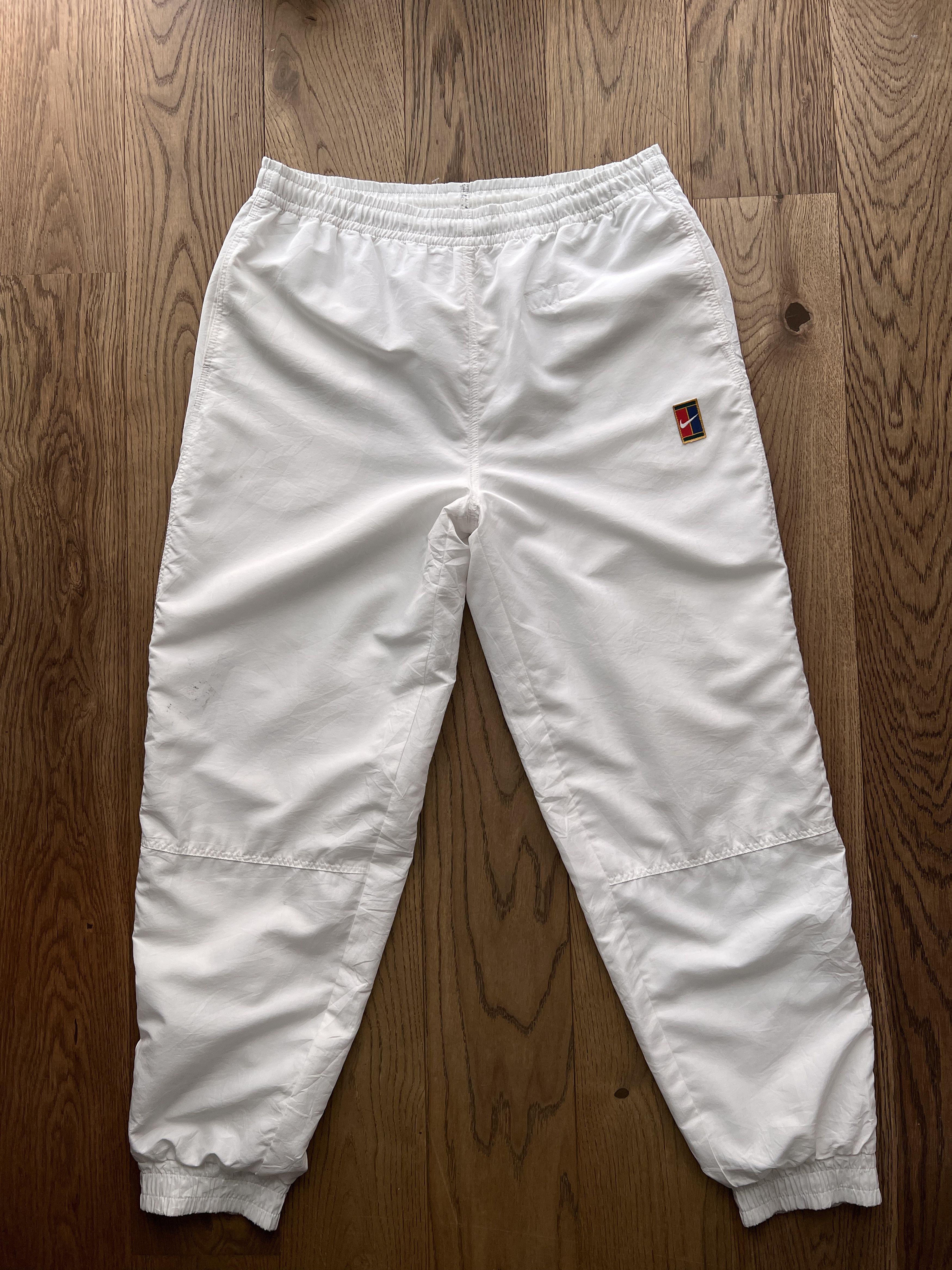 Nike Archive 80s! Nike Court vintage nylon track pants tennis Size US 32 / EU 48 - 6 Thumbnail