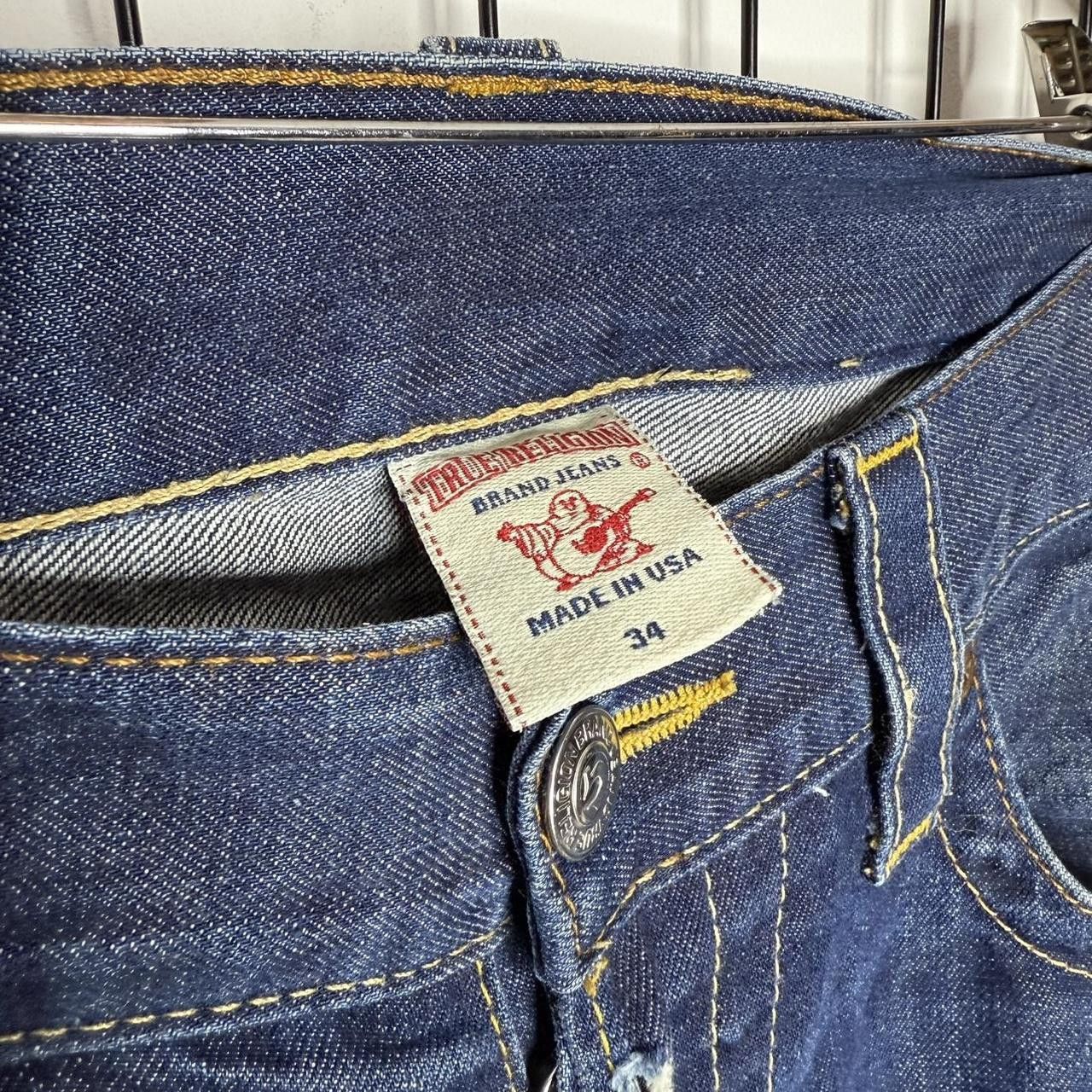 True Religion True Religion Zach Jeans Fat Stitch Boot Cut Size US 34 / EU 50 - 7 Thumbnail