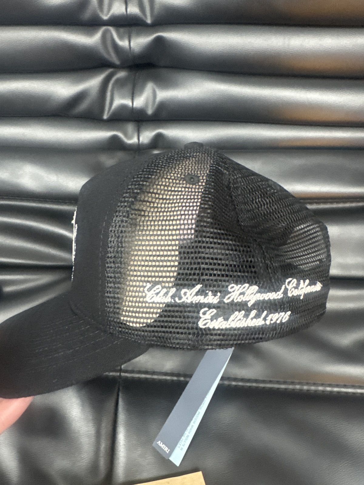 Amiri MA Crest Trucker Hat Size ONE SIZE - 13 Thumbnail